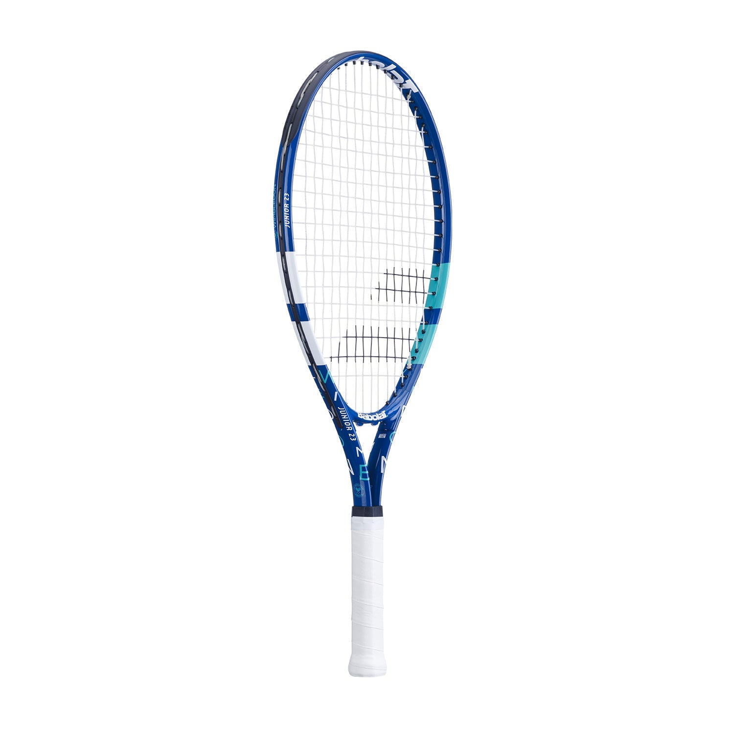 Babolat Junior 23 Wimbledon Tennis Racket - Strung - White