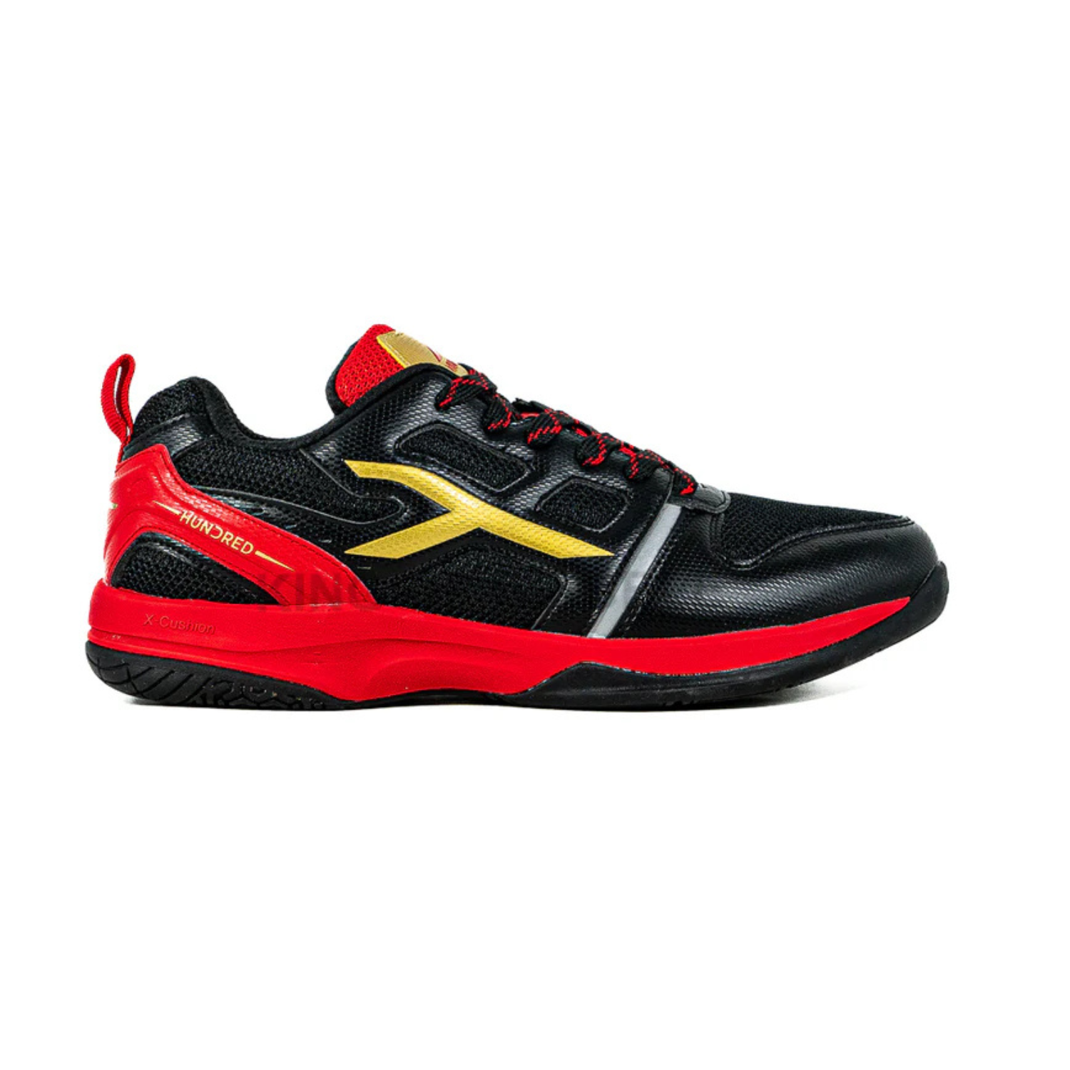 Hundred Blast Badminton Shoes - Black/Red/Gold