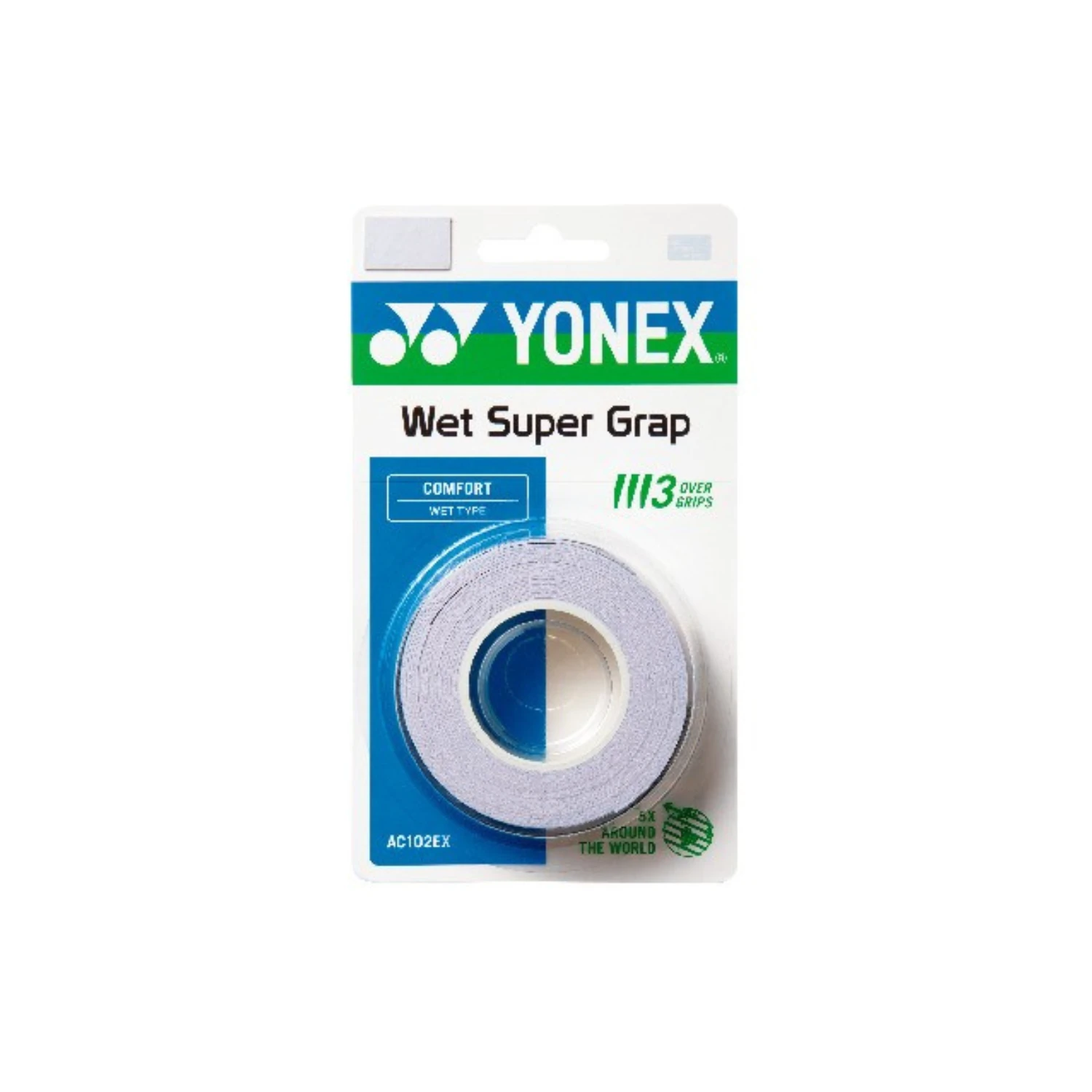 Yonex Wet Super Grap 3 Pcs - Multicolor Pale Lilac 3 Pieces Clearance Yonex