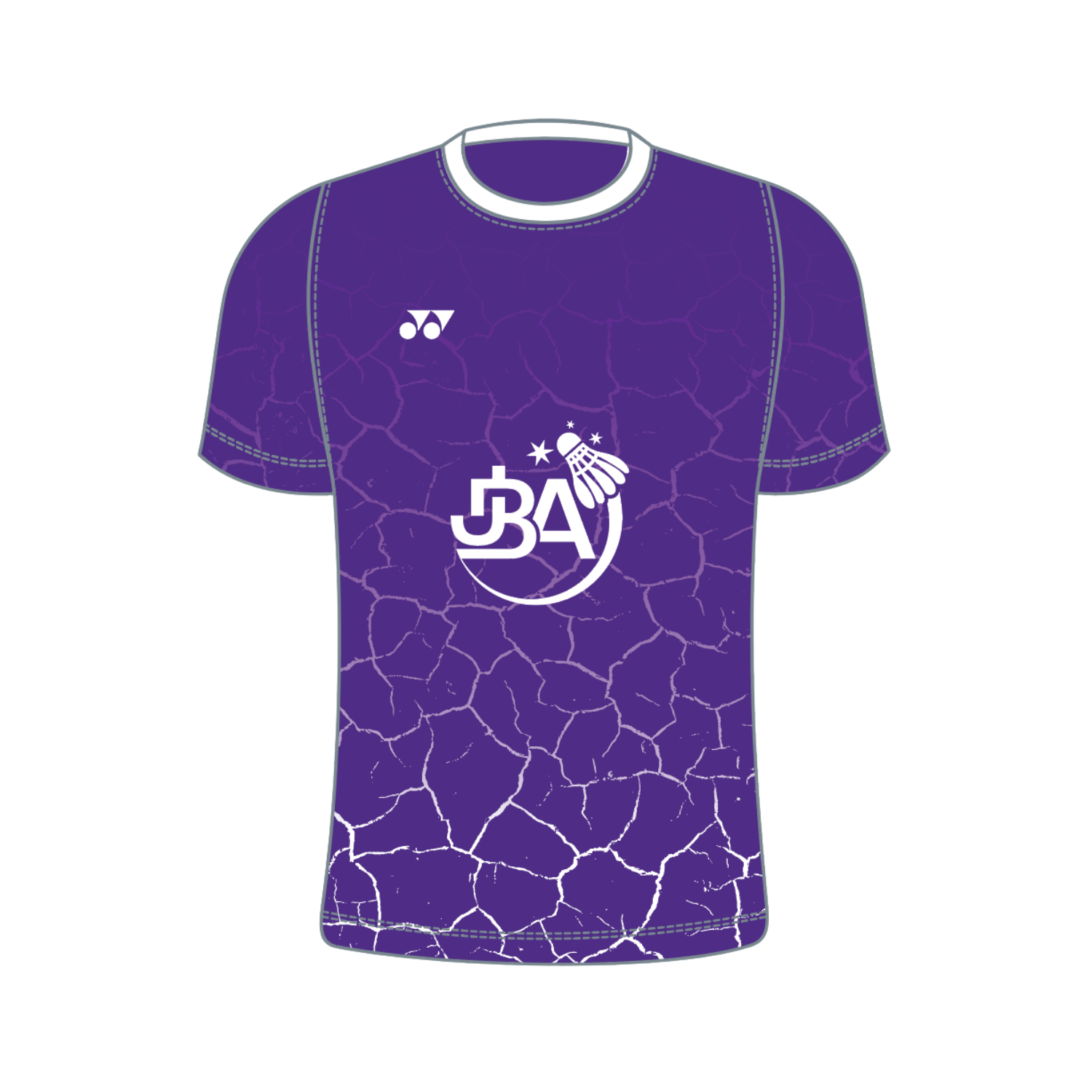Yonex Kit T016 Quake Jones Badminton Academy T-Shirt Junior - Purple