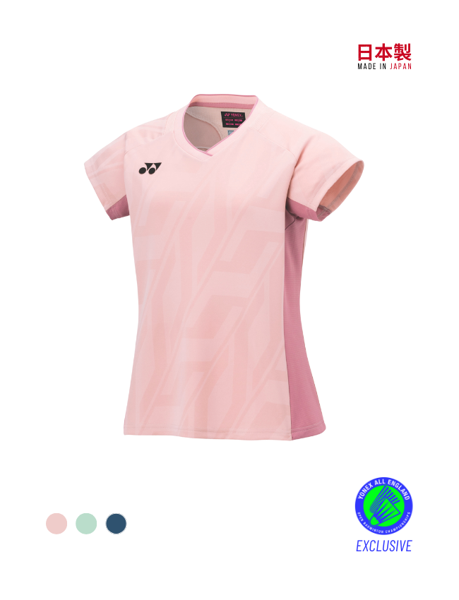 Yonex Crew Neck (20844YX) Shirt Women (Smoke Pink) Made in JAPAN