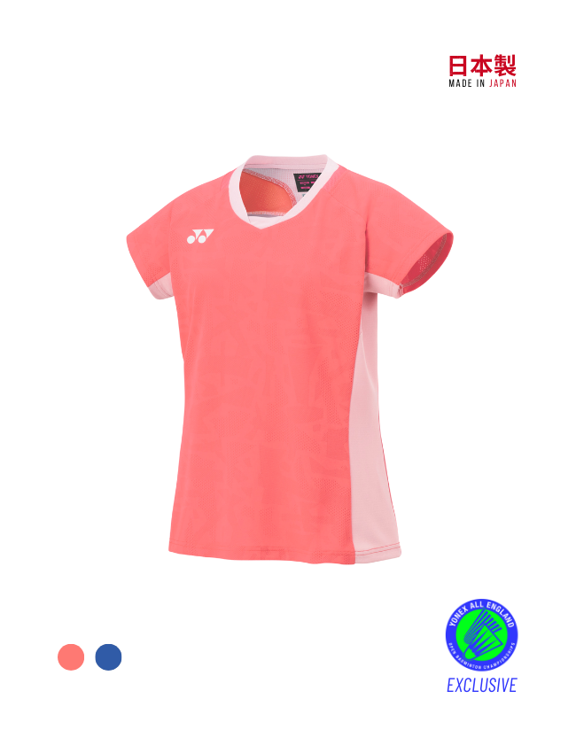 Yonex Crew Neck (20848YX) Shirt Women (Coral Red) Made in JAPAN