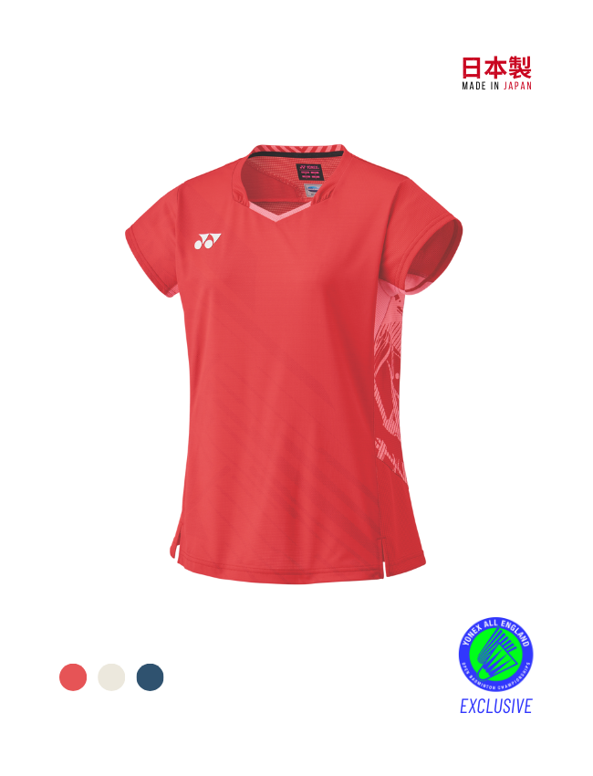 Yonex Women's Crew Neck Shirt 20858YX Tango Red