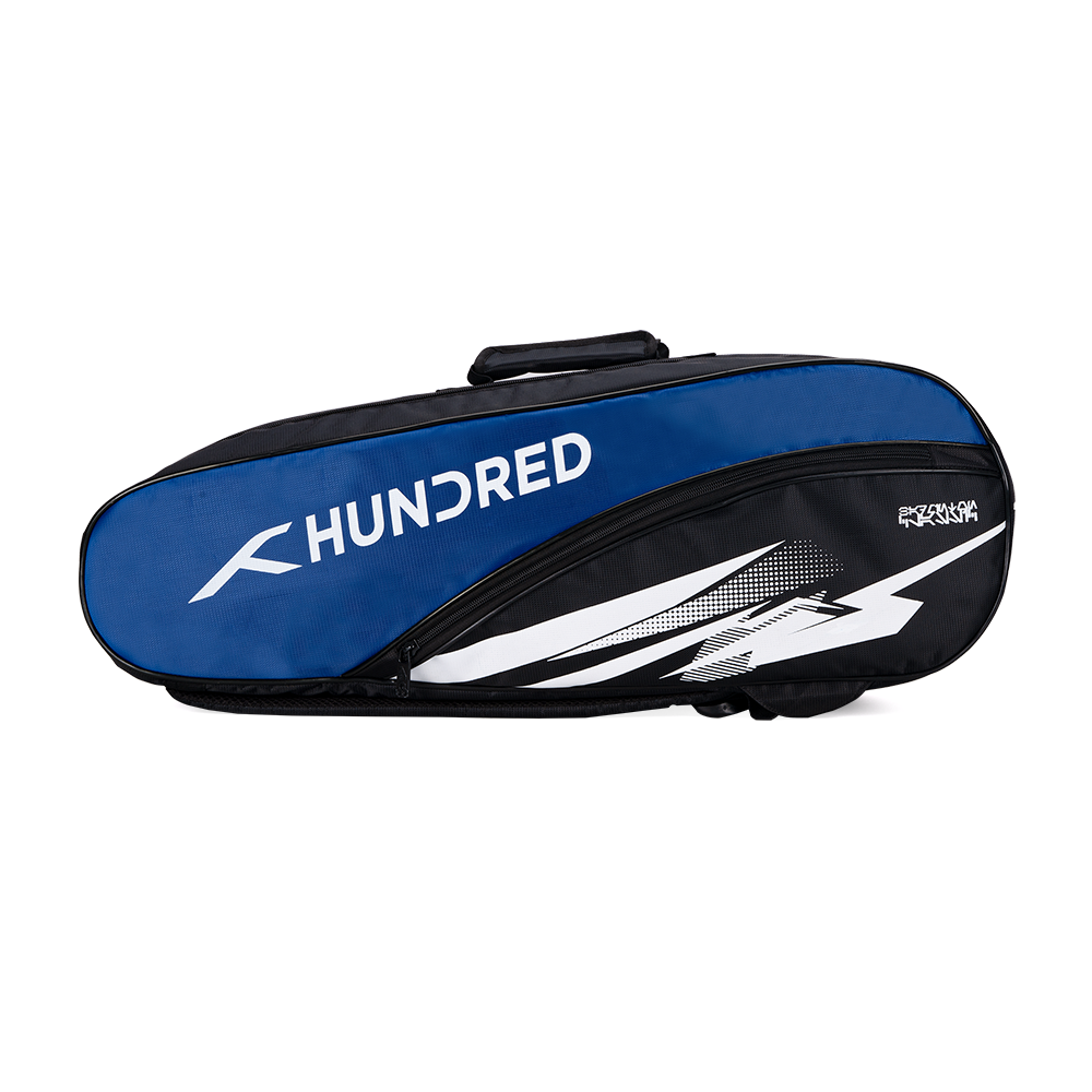 Hundred Cosmogear Badminton Kitbag - Black/Royal Blue
