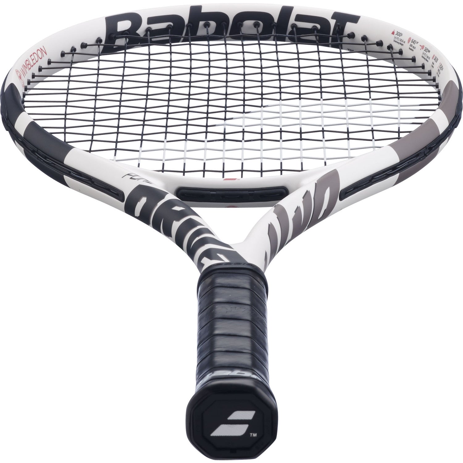 Babolat Pure Drive Wimbledon 2026 Tennis Racket Unstrung - White/Black