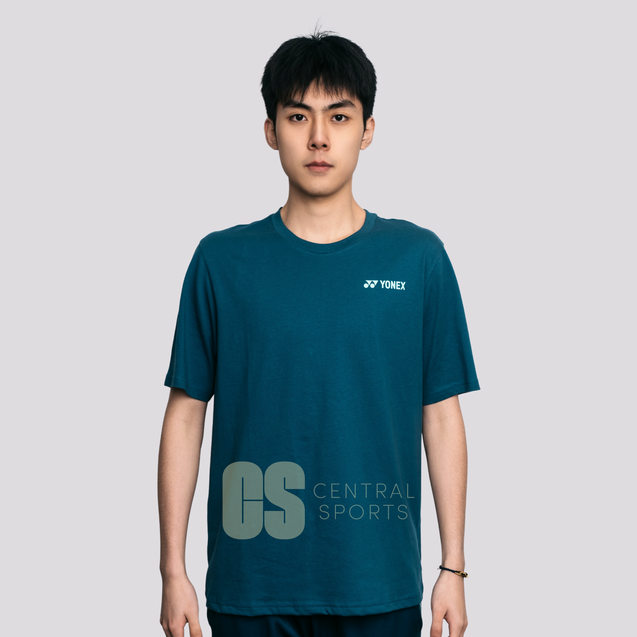 Yonex Coiled Snake Mens Cotton T-Shirt Dark Jade