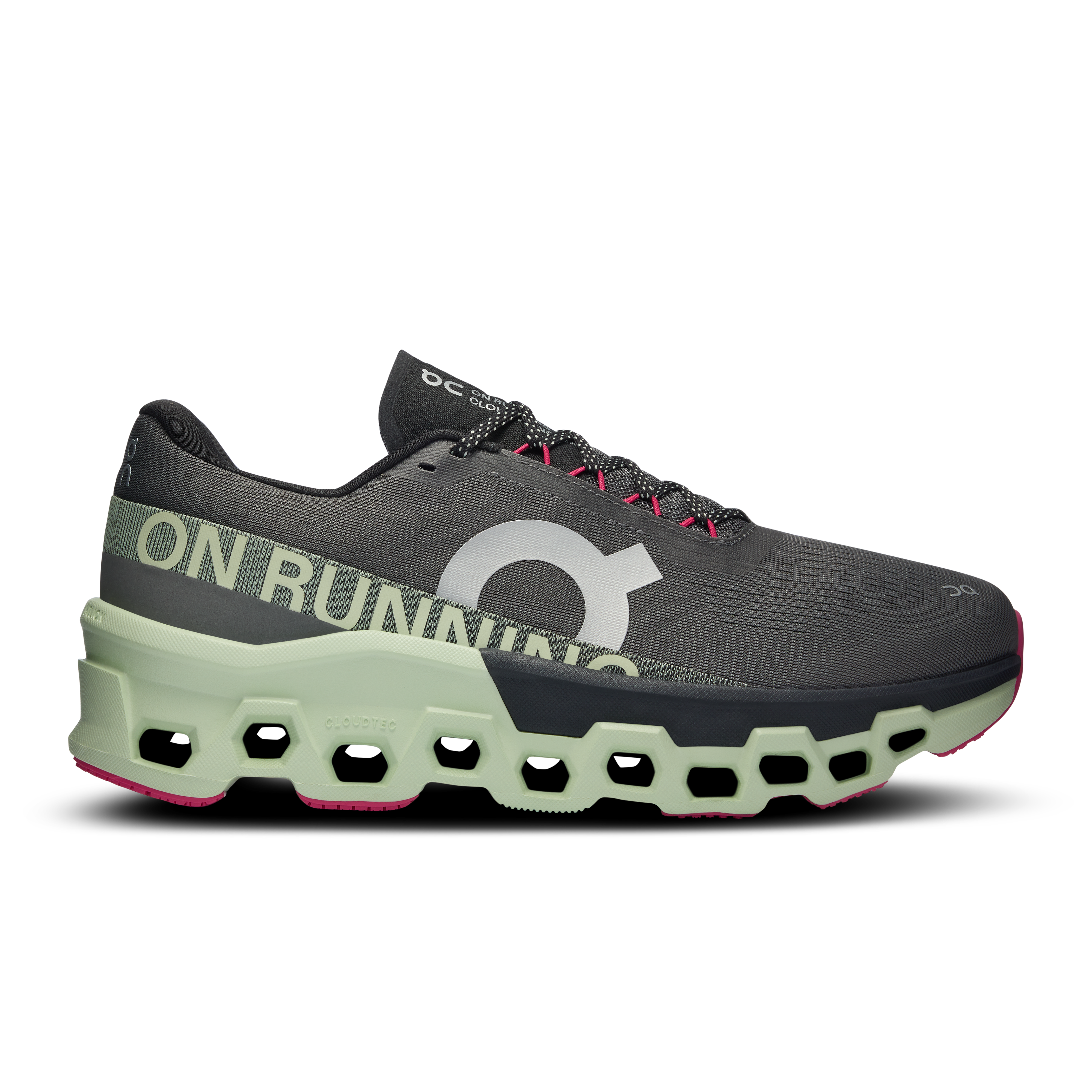 On Cloudmonster 2 Running Shoes Men - Asphalt/Lima
