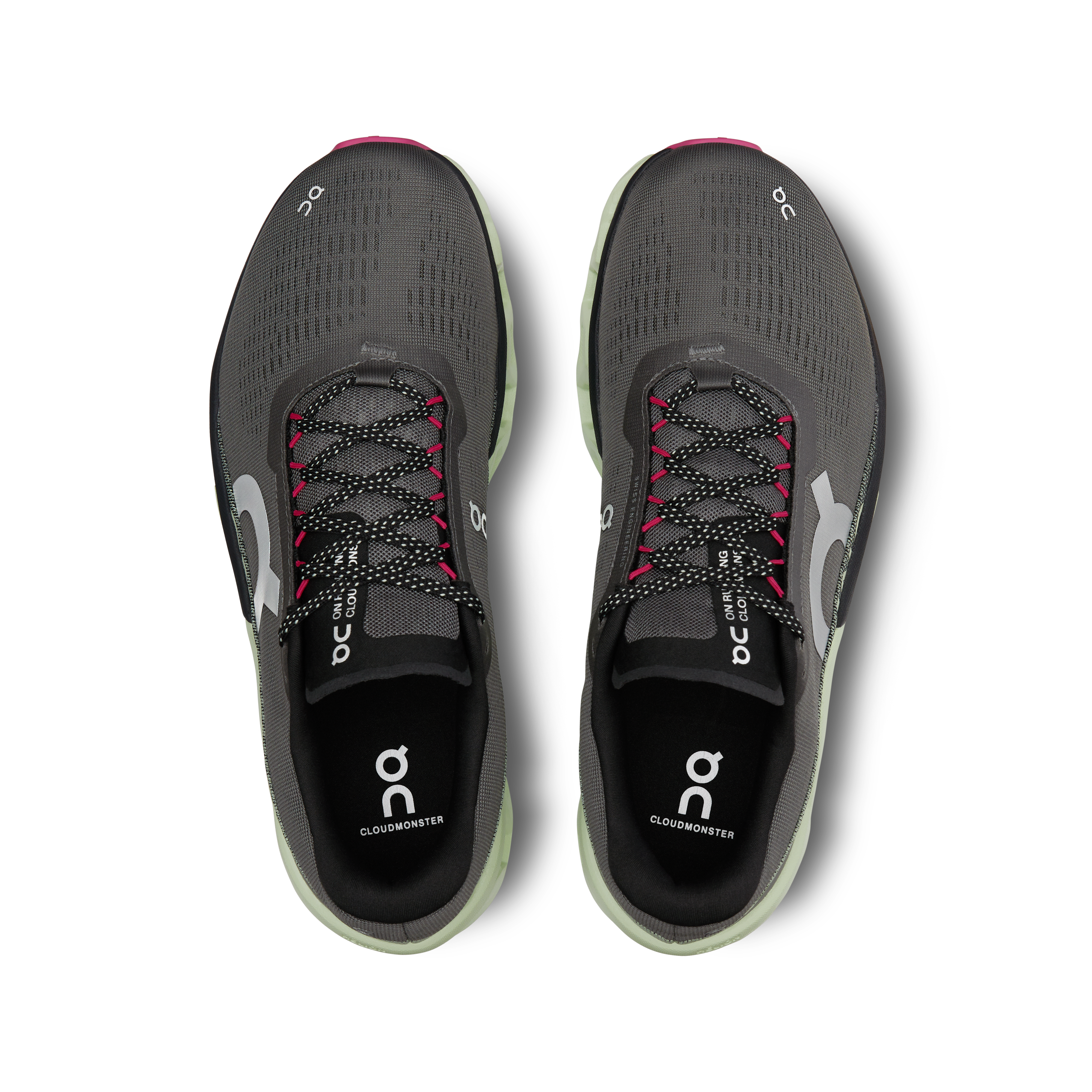 On Cloudmonster 2 Running Shoes Men - Asphalt/Lima