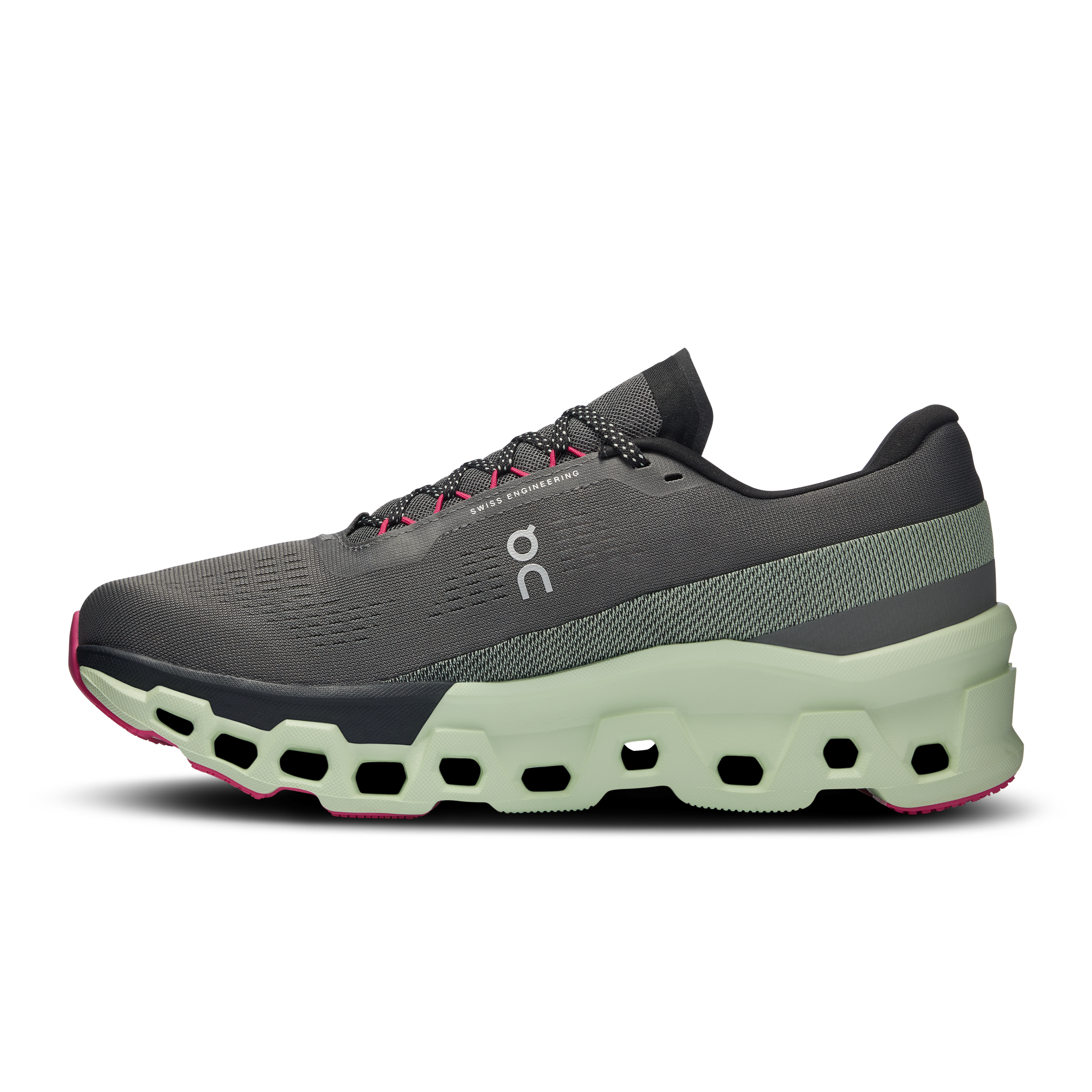 On Cloudmonster 2 Running Shoes Men - Asphalt/Lima