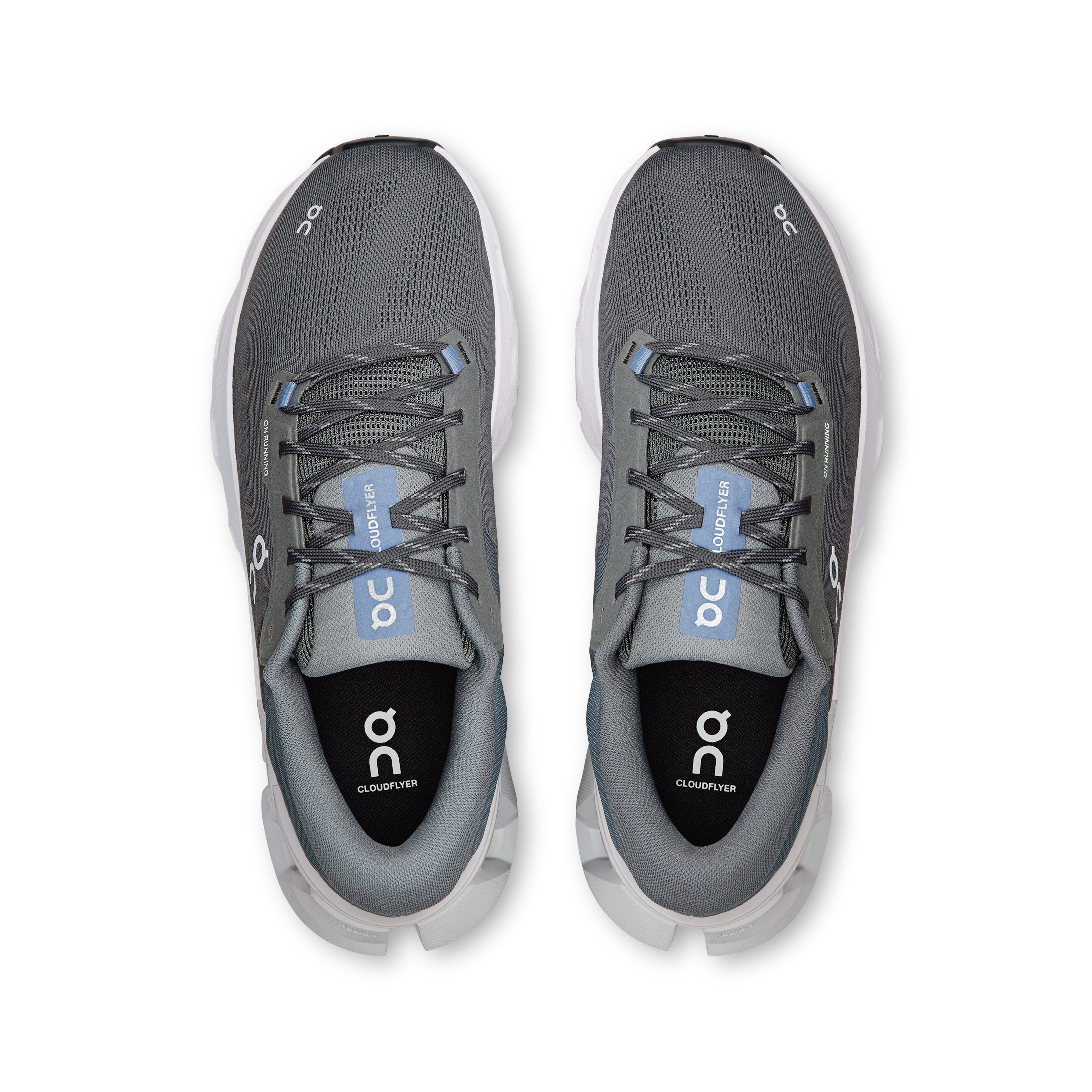 On Cloudflyer 5 Running Shoes Men - Stone/Glacier