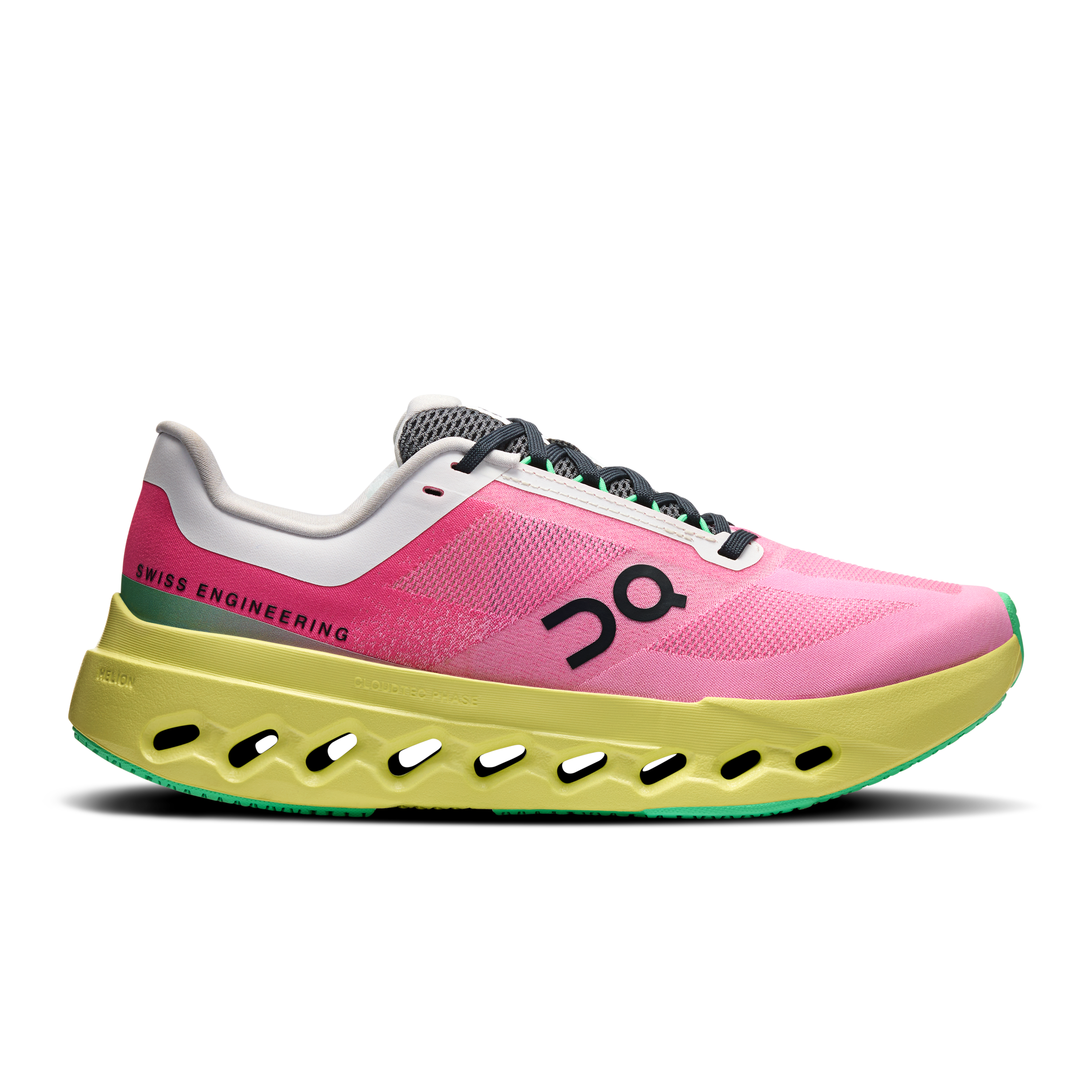 ON Cloudsurfer Next 2 Running Shoes Women-Pink/Limelight