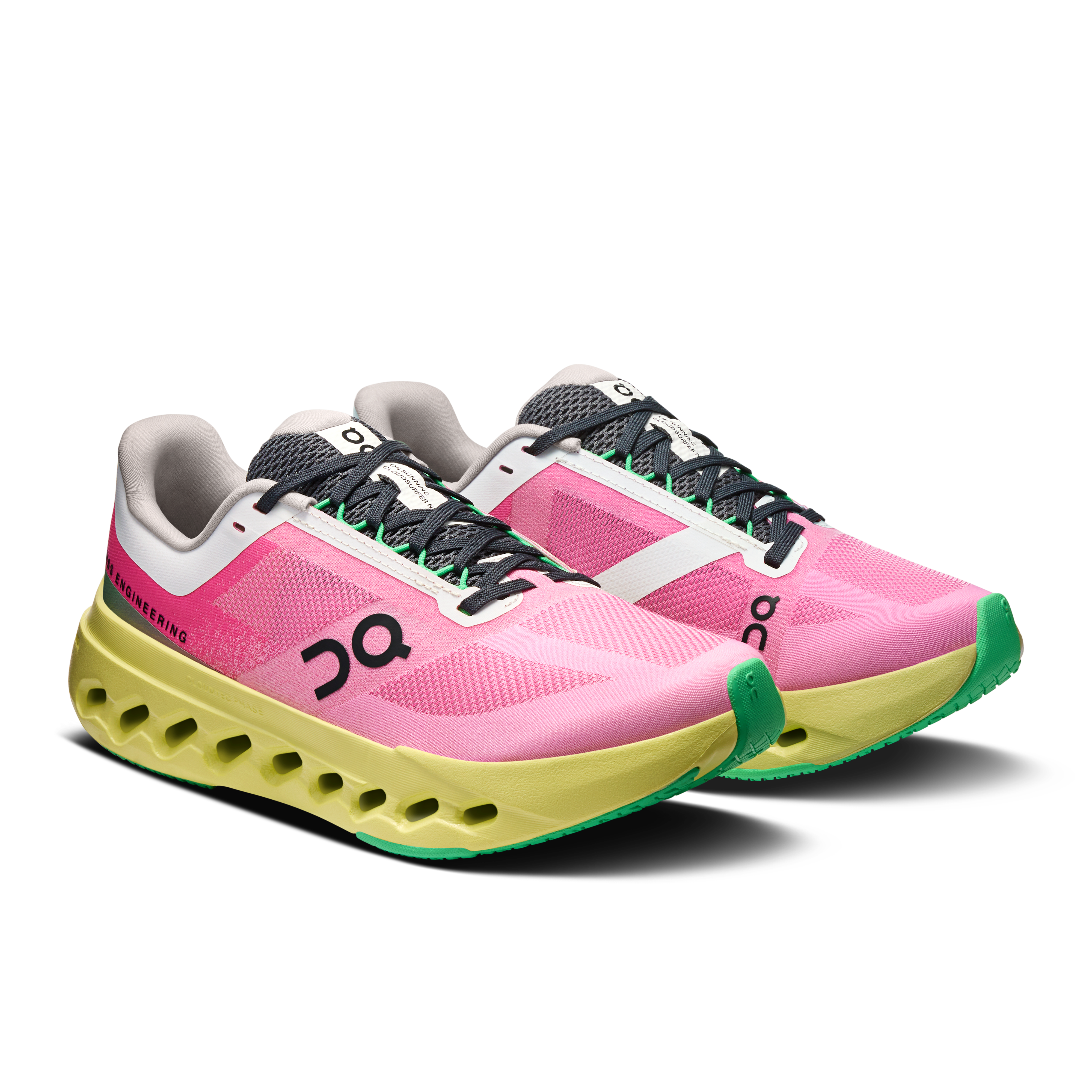 ON Cloudsurfer Next 2 Running Shoes Women-Pink/Limelight