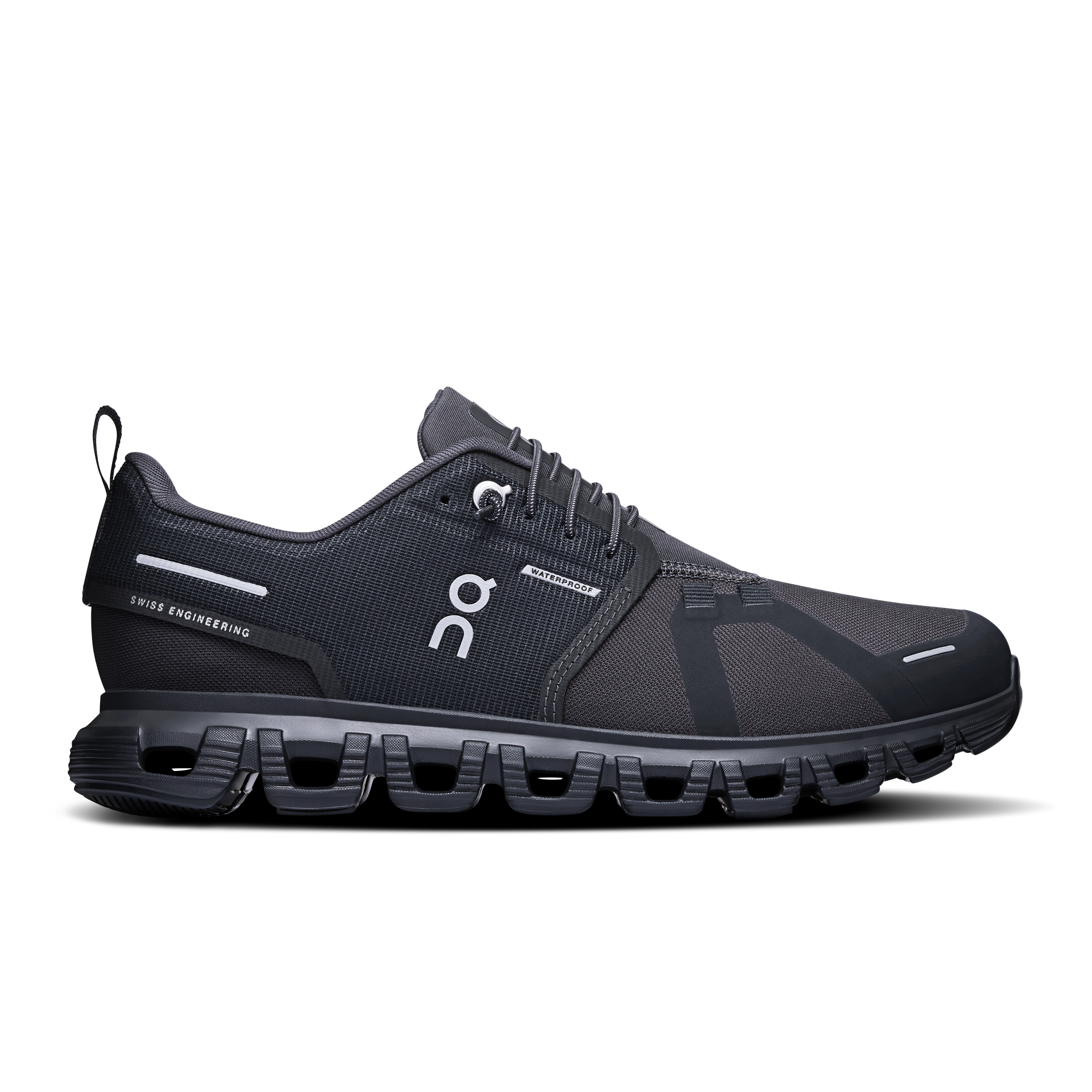 On Cloud 6 Waterproof Running Shoes Women - Black/Black