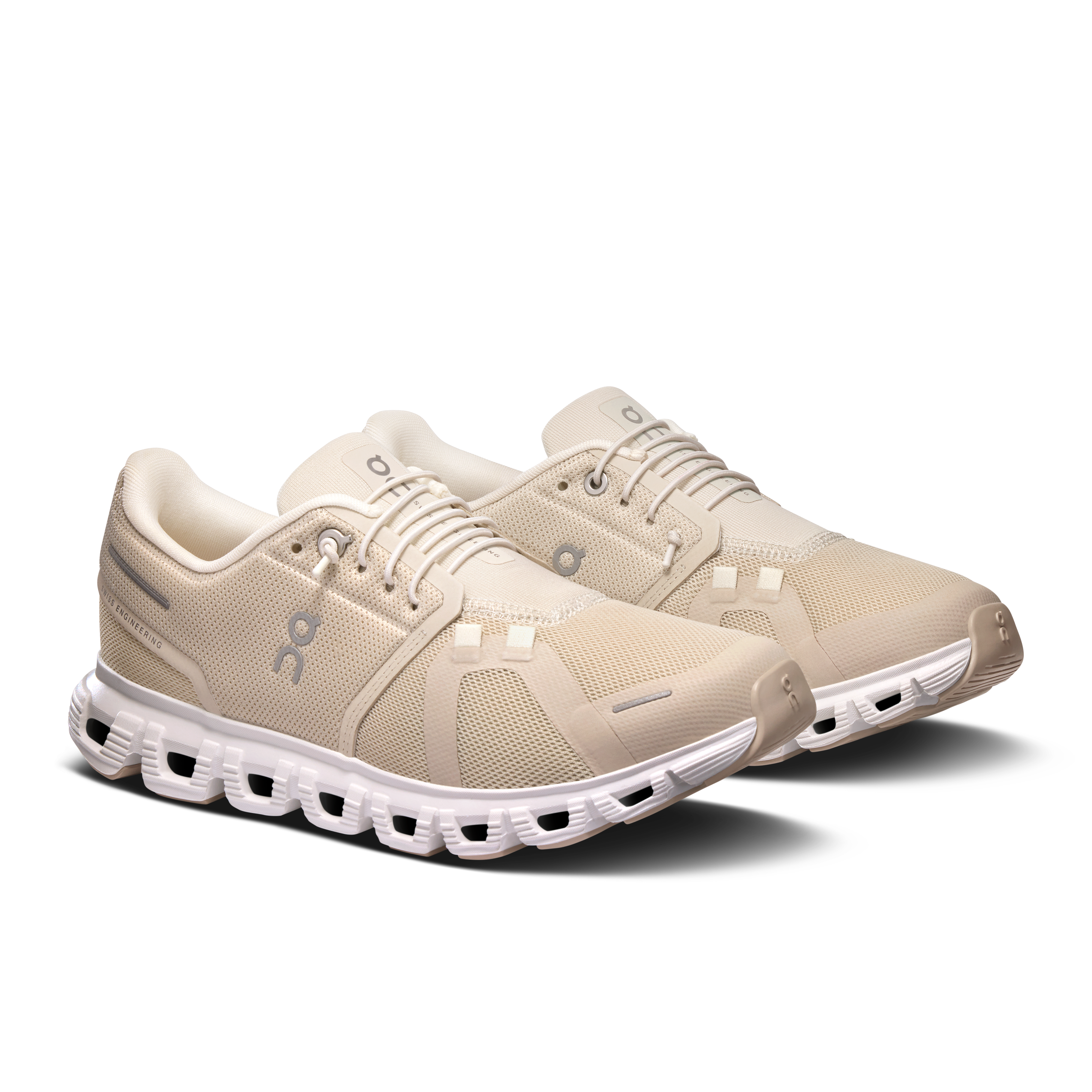 On Running Cloud 6 Running Shoes Women - Pearl/White