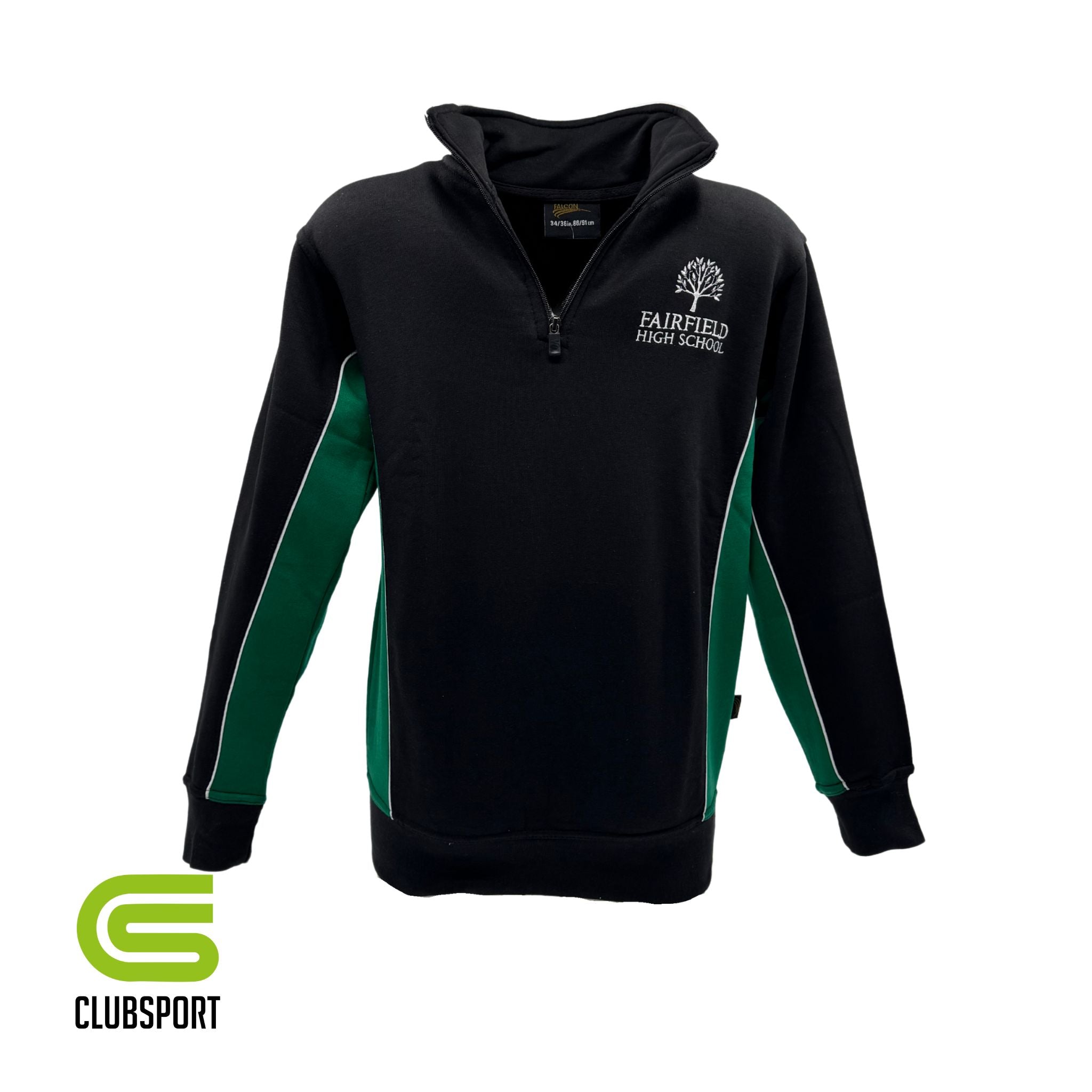 Fairfield High School 1/4 Zip PE Top
