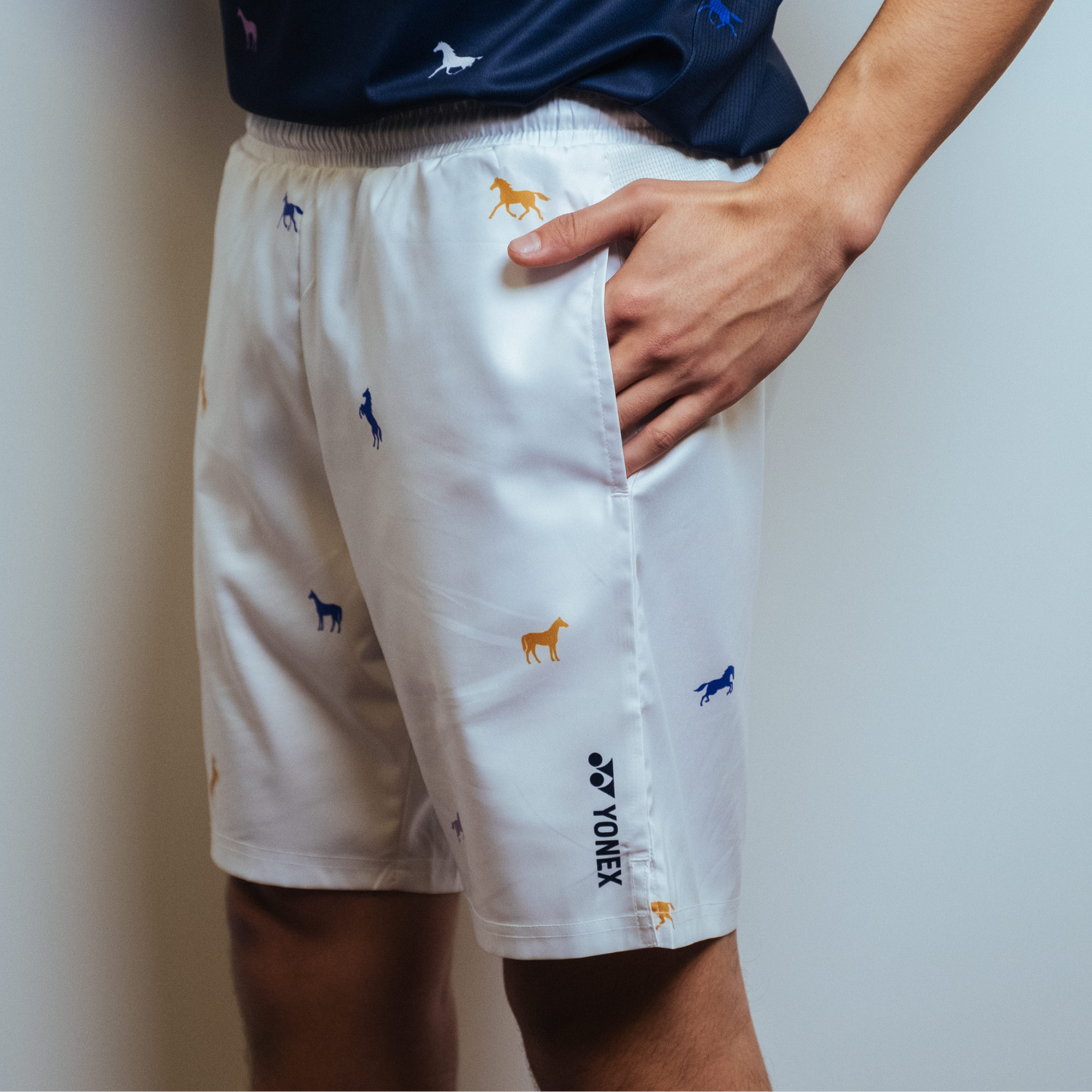 Yonex Galloping Spirit – Performance Game Shorts (White) Yonex CNY2026 Game Short A Men Clothing Yonex