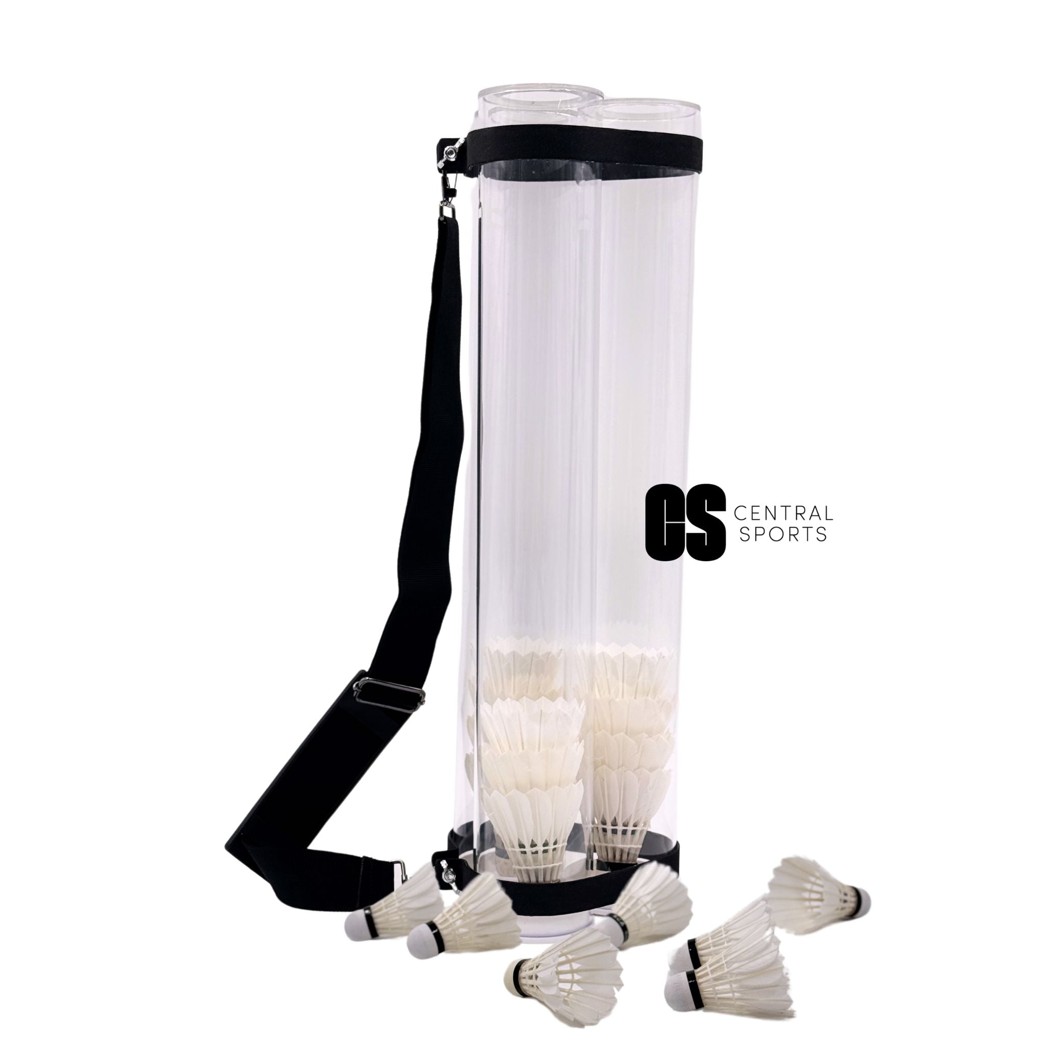 Badminton Shuttlecock Tube Holder 50CM (3 Tubes) Central Sports UK