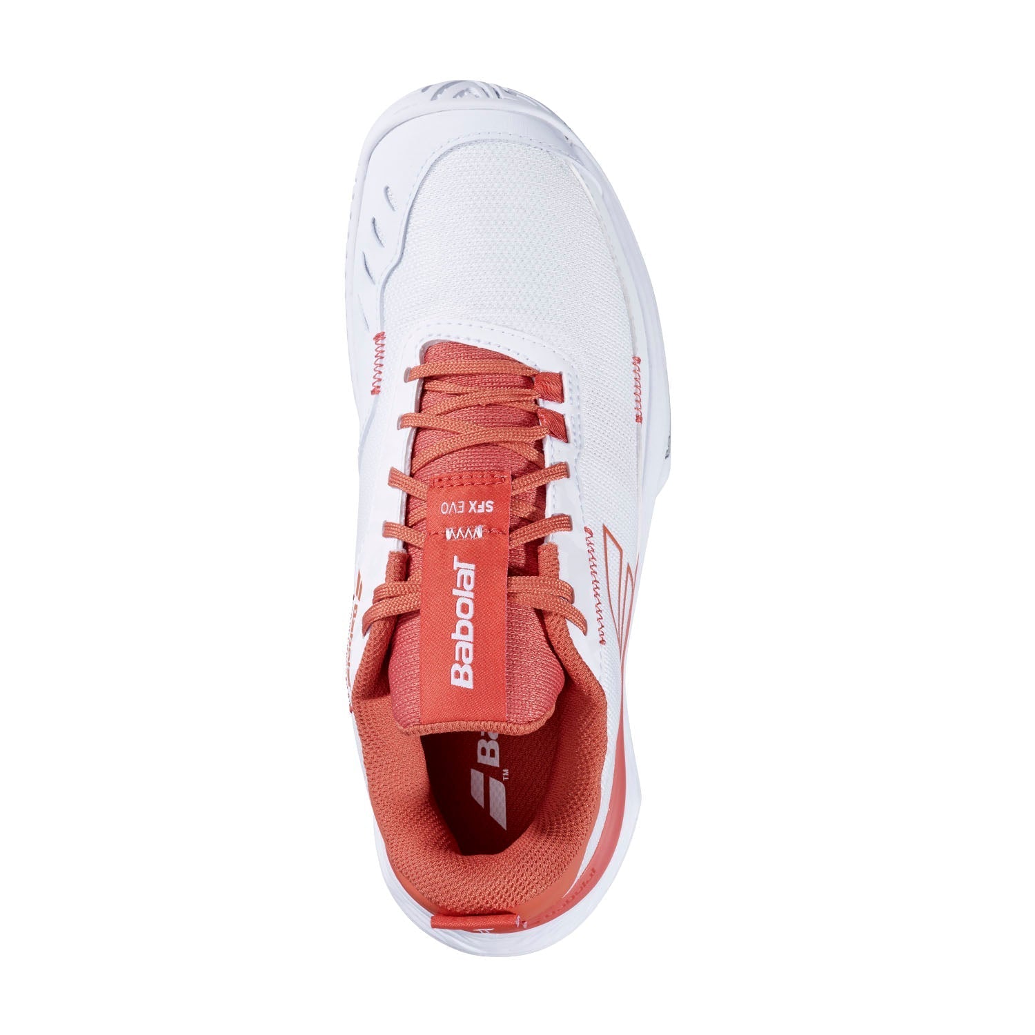 Babolat SFX Evo All Court Tennis Shoe Women - White/Terra Cotta Tennis Shoes Babolat