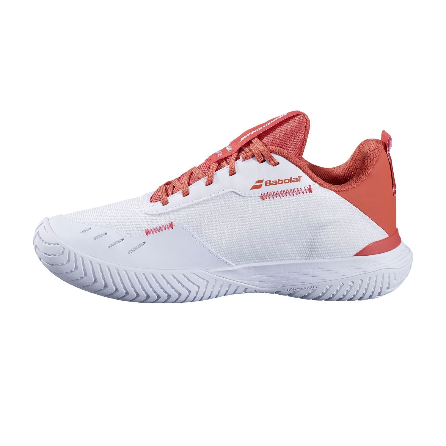 Babolat SFX Evo All Court Tennis Shoe Women - White/Terra Cotta Tennis Shoes Babolat