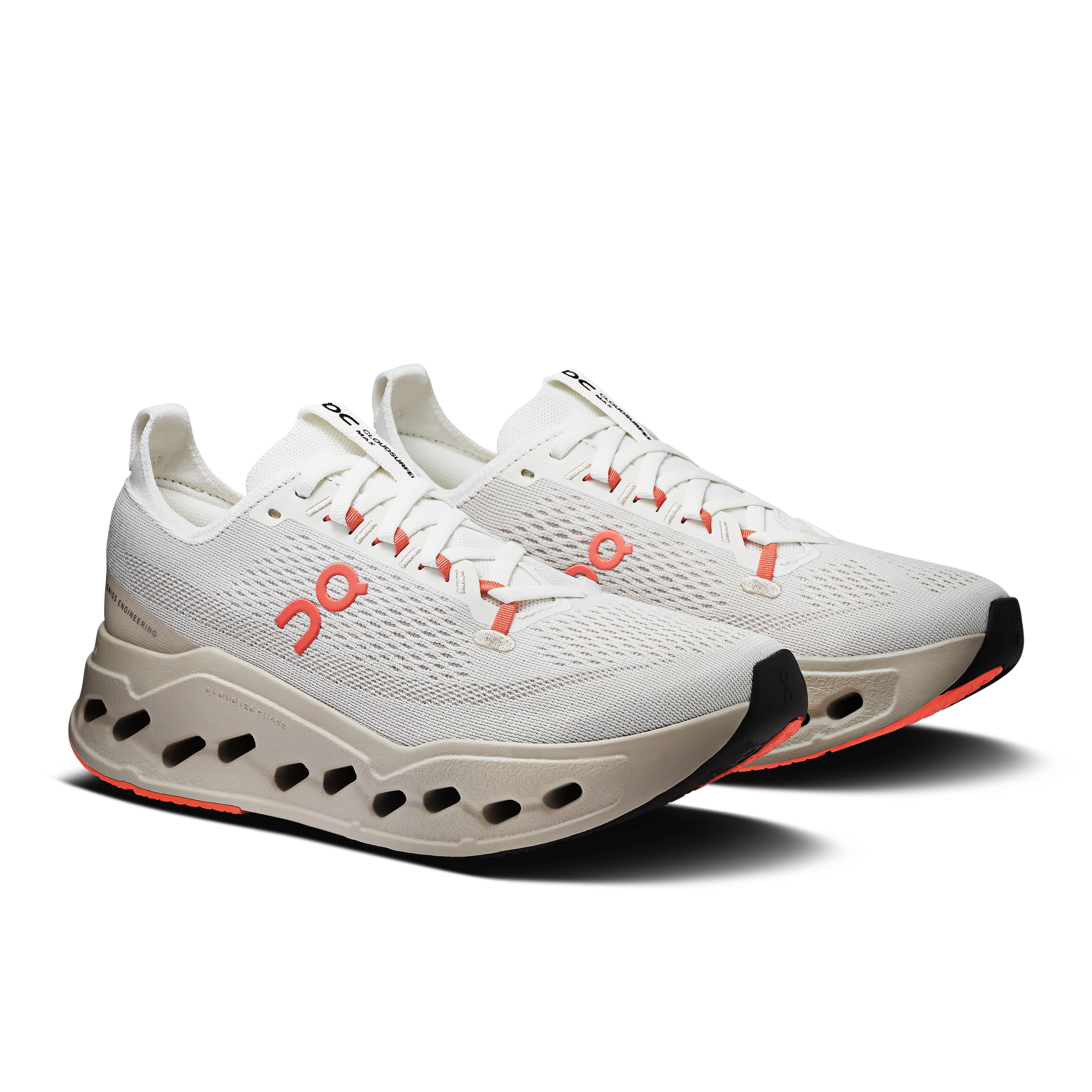 On Running Cloudsurfer Max Running Shoe Men - Ivory/Salmon