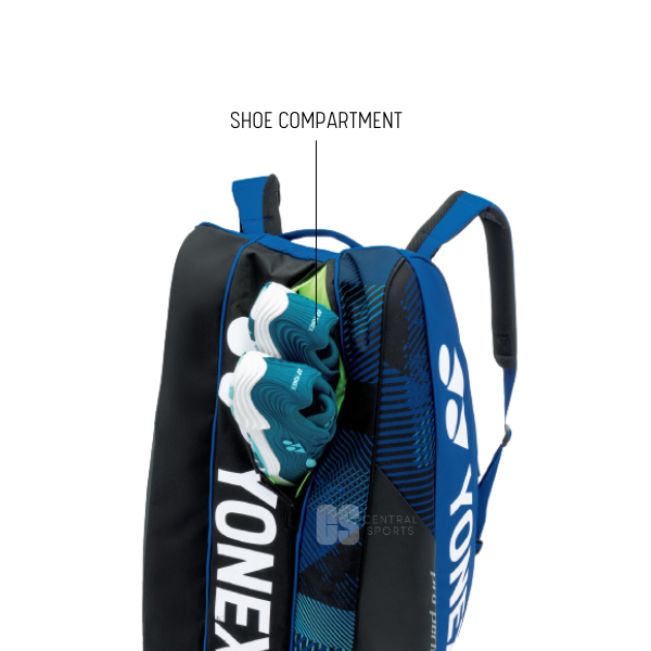 Yonex BA92429EX Pro 9 Racket Bag (Black)