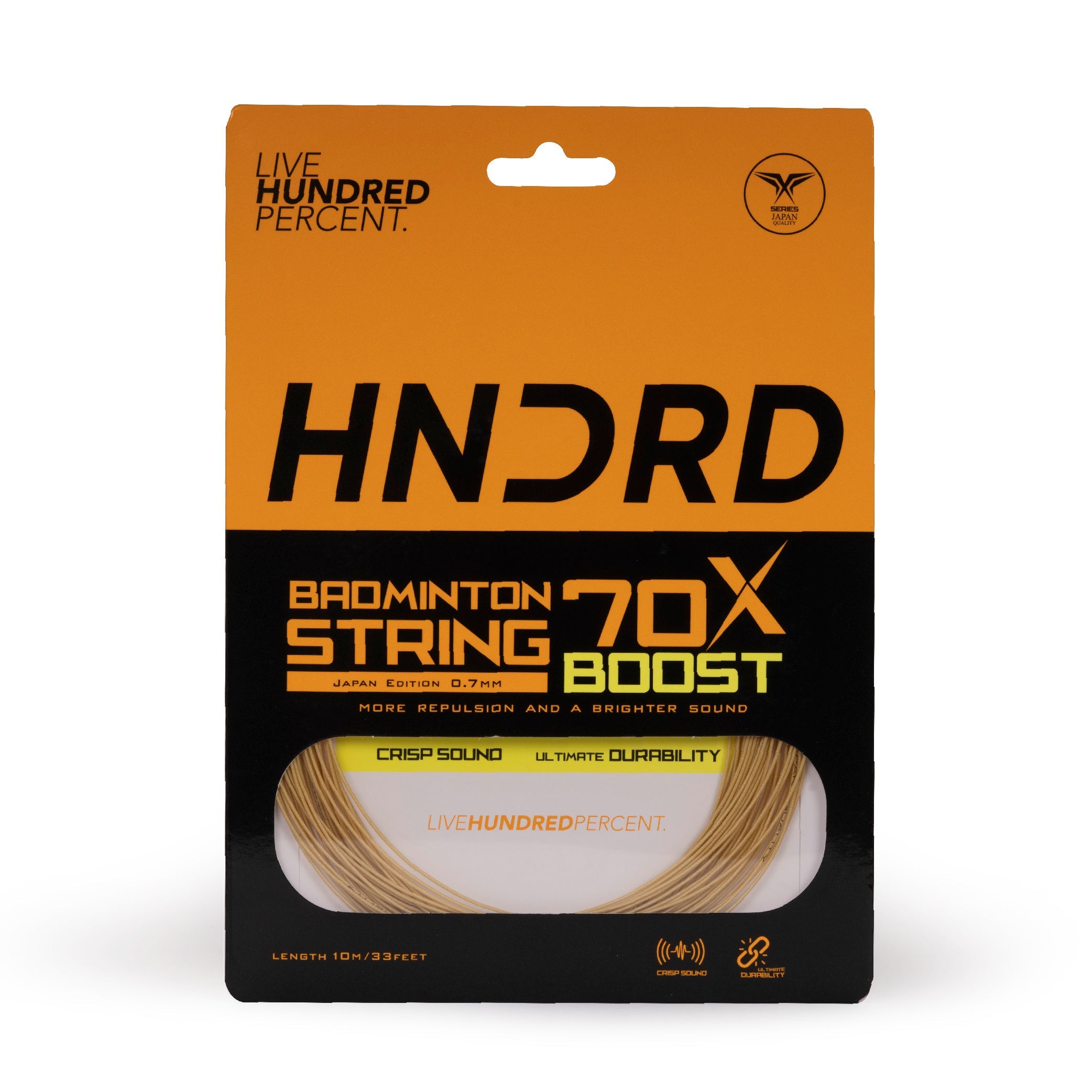 Hundred 70X Boost Badminton String HBAA-2M041-6