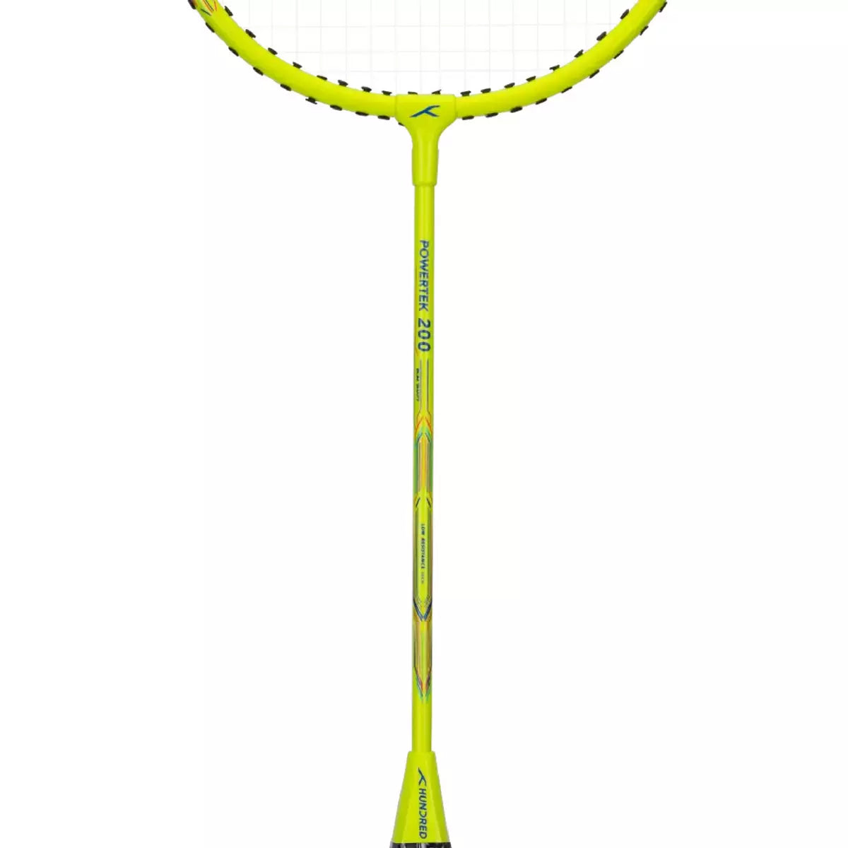 Hundred Powertek 200 2U Badminton Racket - Neon Green