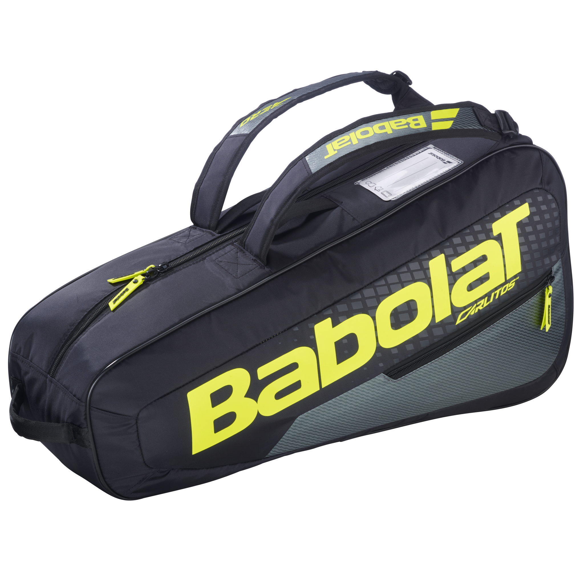 Babolat RH Carlitos Junior 2026 Racket Bag - Black/Yellow Luggage Babolat