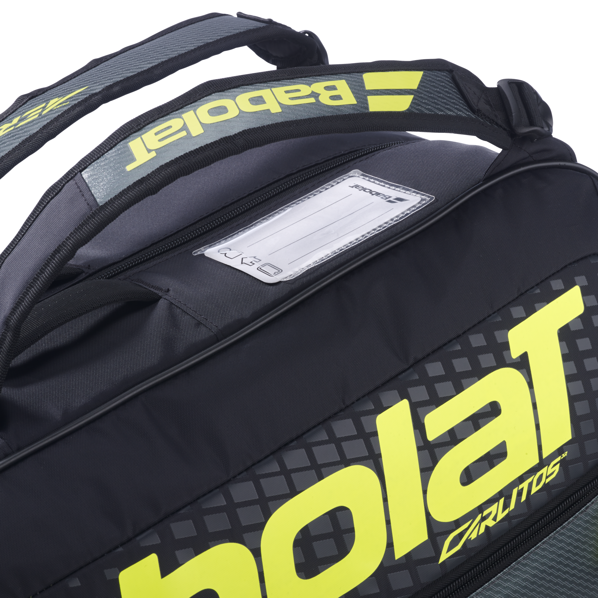 Babolat RH Carlitos Junior 2026 Racket Bag - Black/Yellow Luggage Babolat