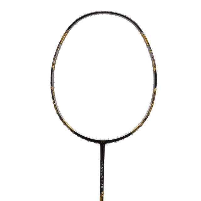 Hundred Nuclear 78 5U Badminton Racket - Black/Gold