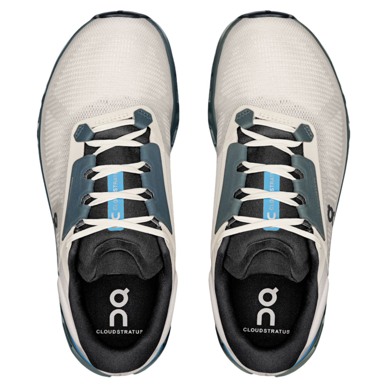 On Cloudstratus 3 Running Shoes Men - Cream/Horizon