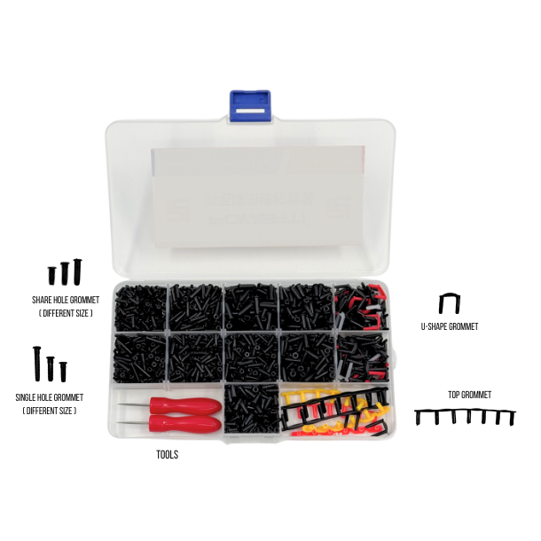 Badminton Grommets Replacement Kit with Tools