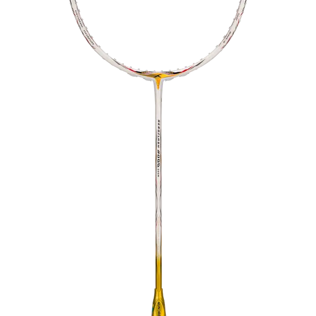 Hundred Aeroflash 8000 Zoom 5U Badminton Racket - White/Gold
