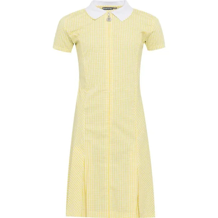 Avon Zip-Fronted Gingham Dress