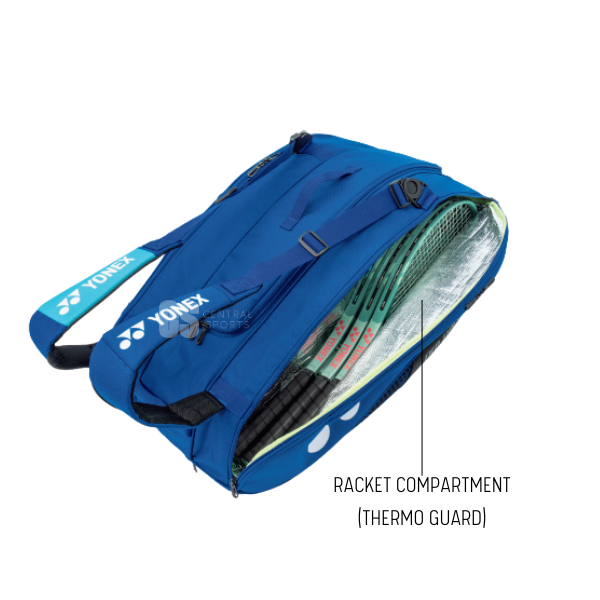 Yonex BA92429EX Pro 9 Racket Bag (Black)