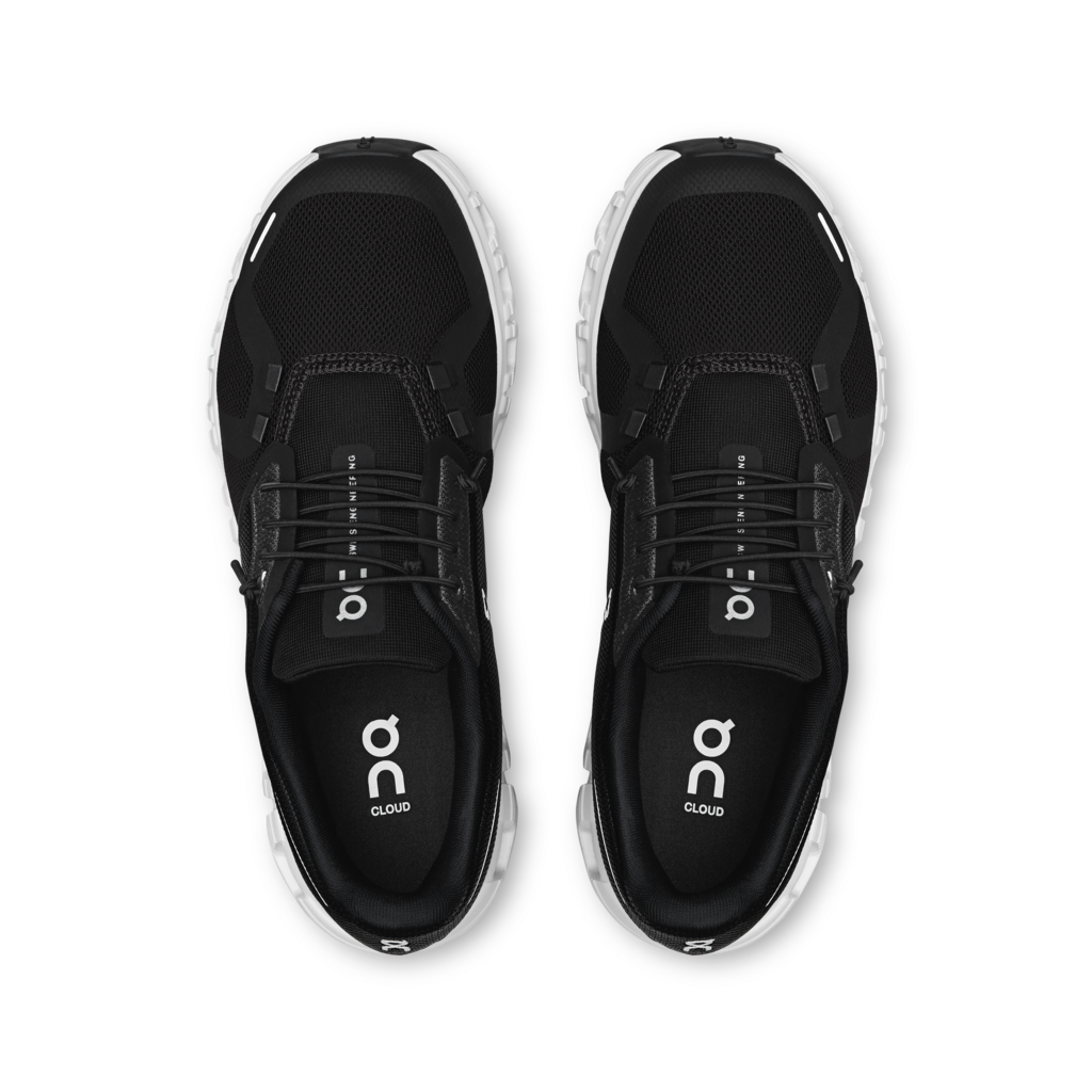 On Cloud 6 Running Shoes Women - Black/White