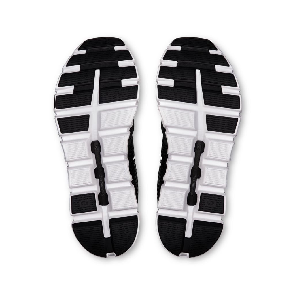 On Cloud 6 Running Shoes Women - Black/White