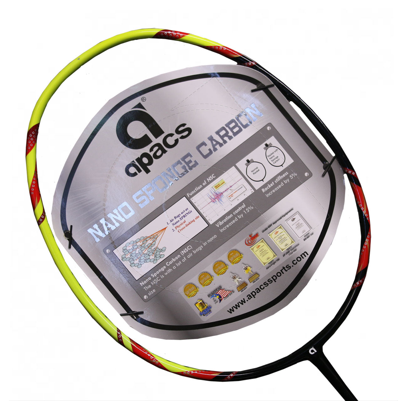 Apacs Accurate 99 Badminton Racket (Strung)