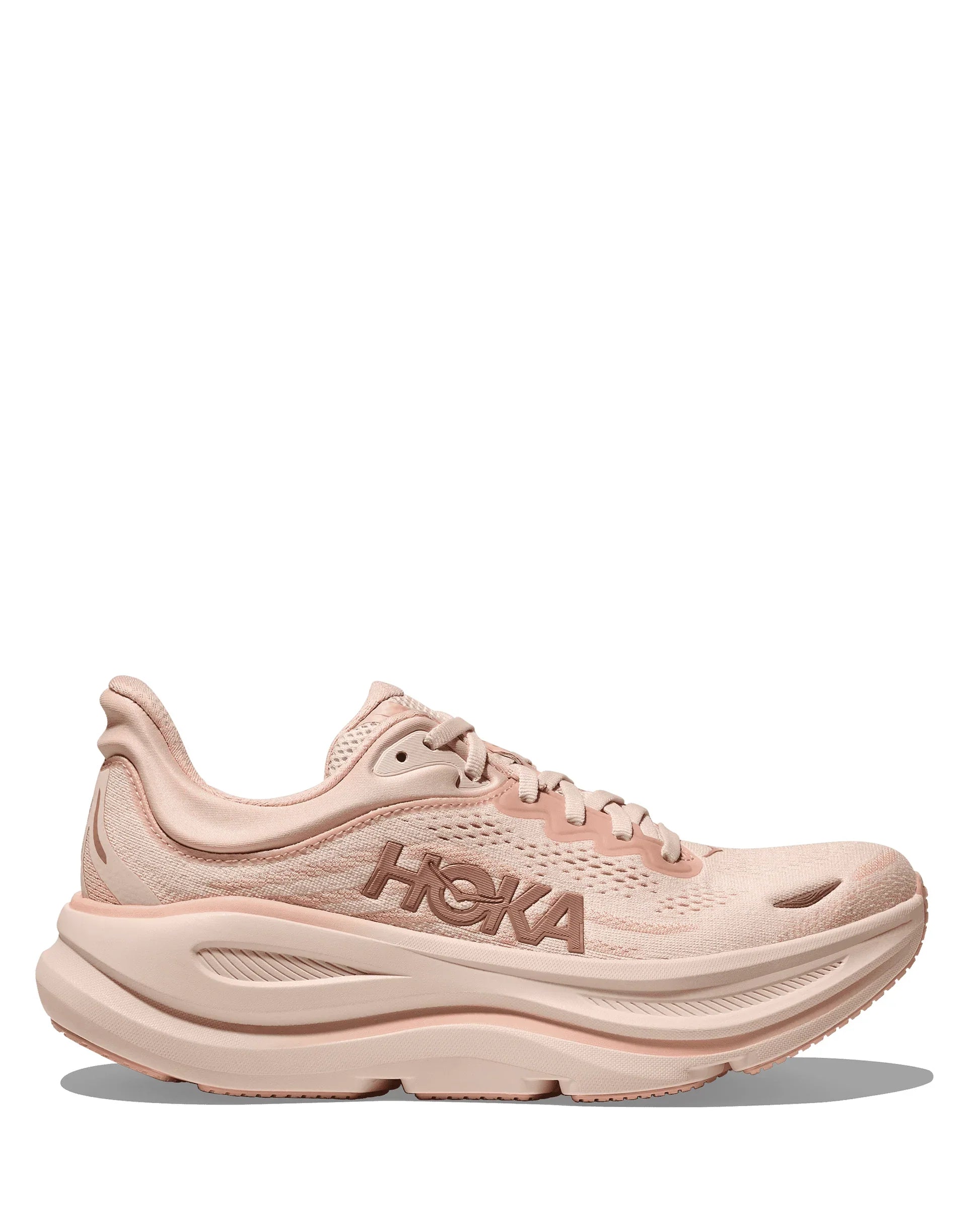 Hoka Bondi 9 Running Shoes Women - Rose Latte/Rose Cream