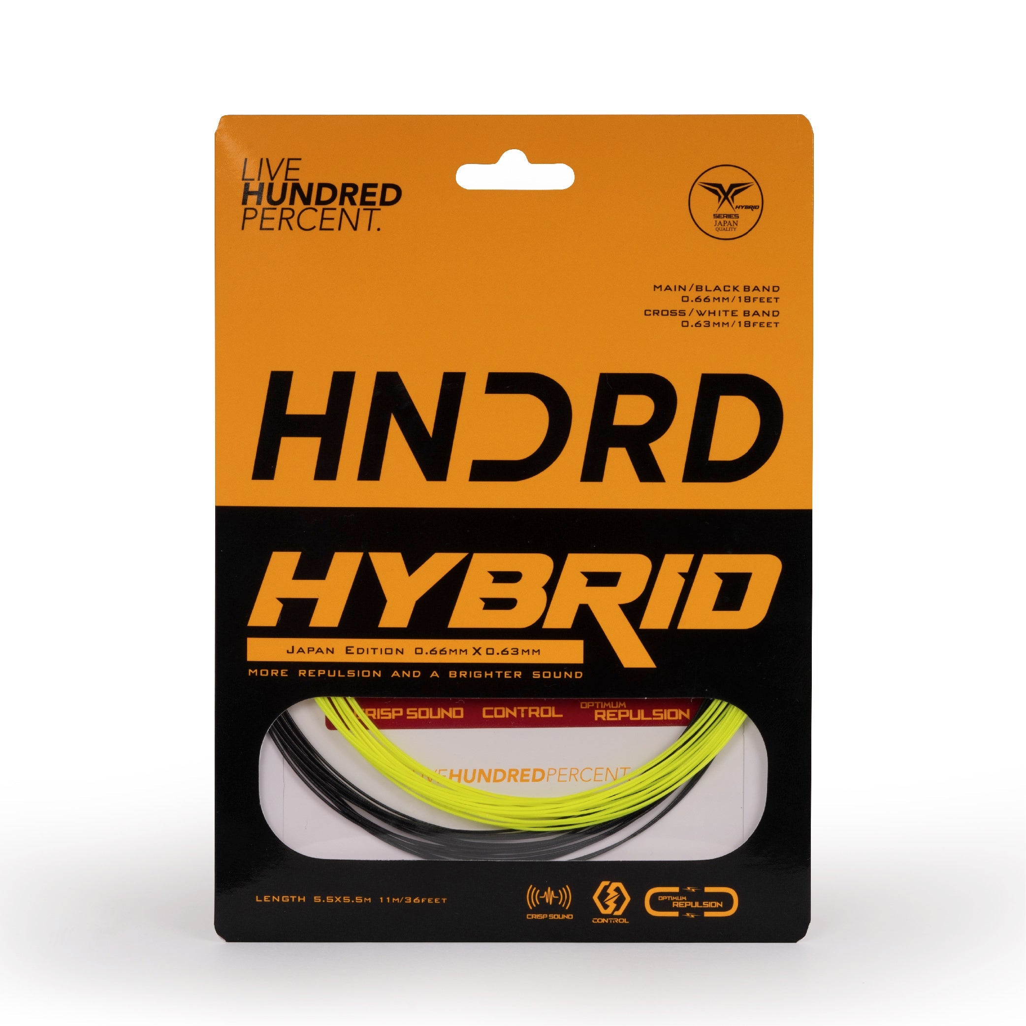 Hundred Hybrid Badminton String HBAA-2M039-2