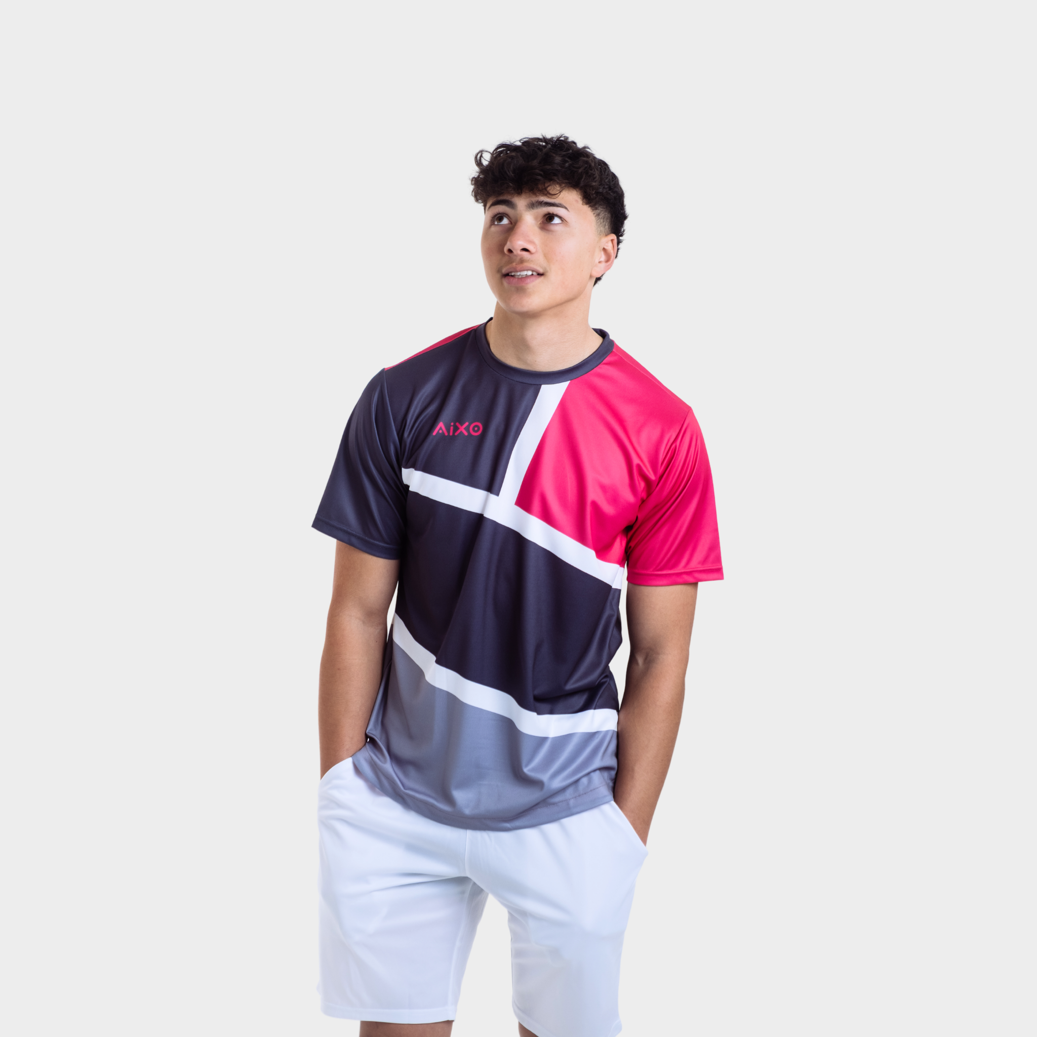 Aixo Court Mens T Shirt Teal