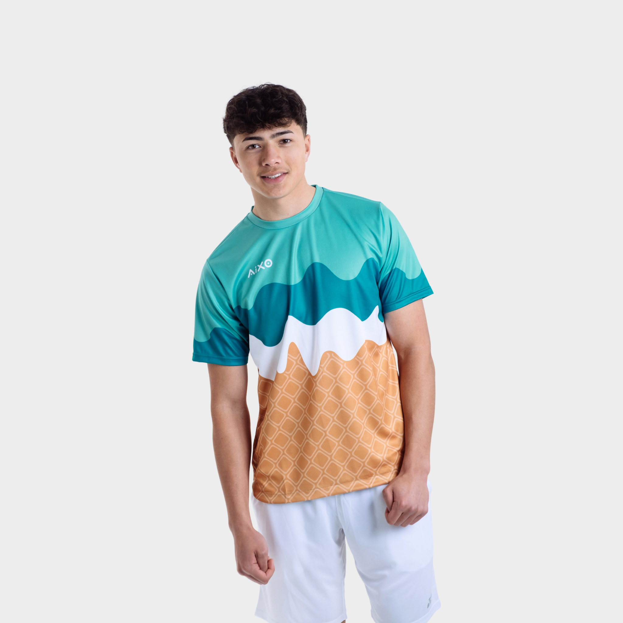 Aixo Sundae Mens T Shirt Mint Delight