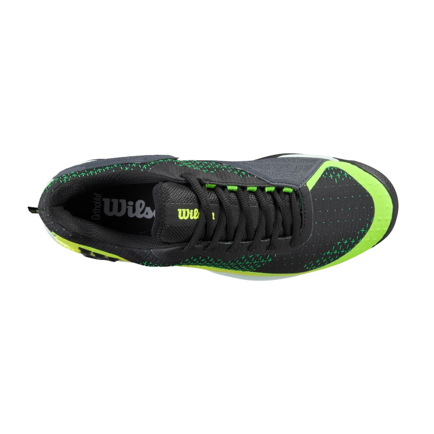 Wilson Rush Pro Extra Duty Tennis Shoes Men Black/Safety Yellow WRS332380