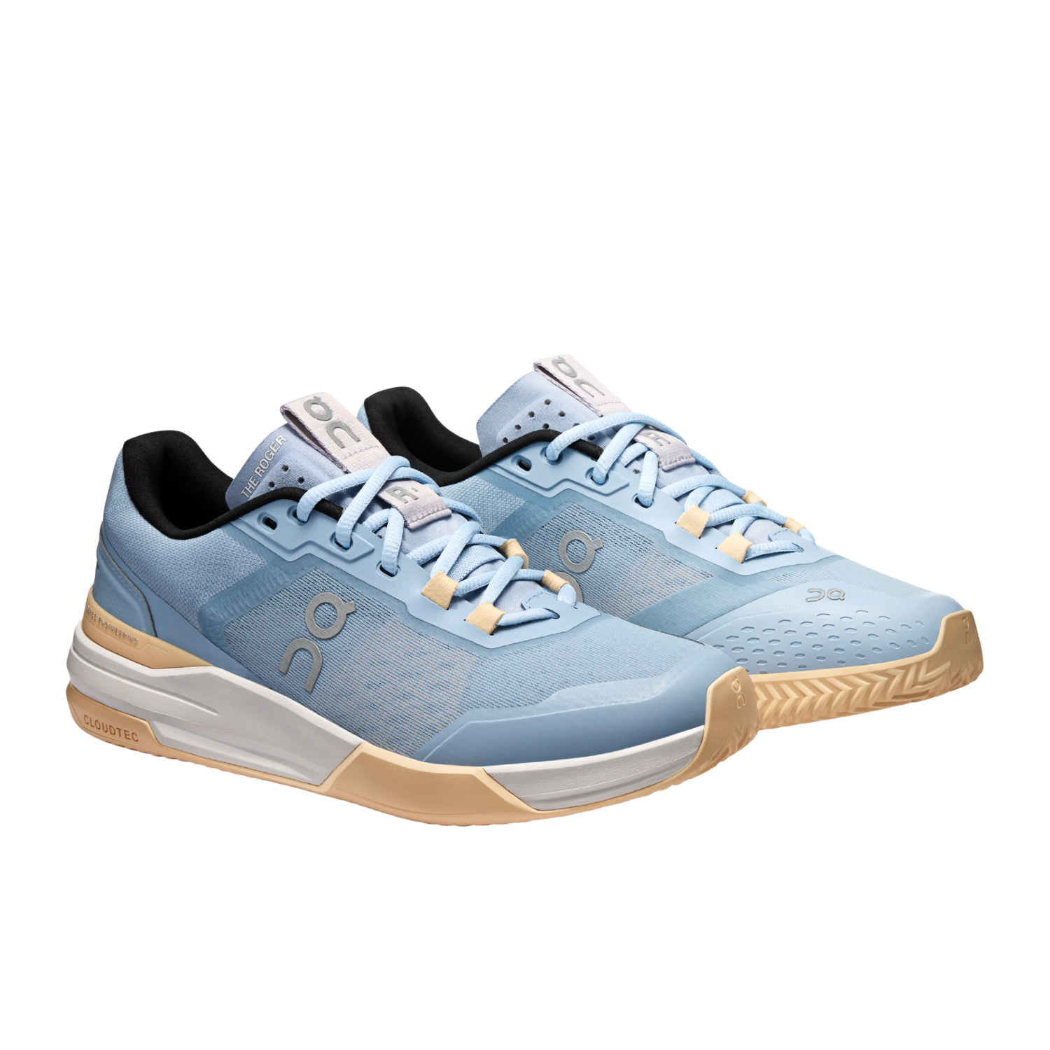 On The Roger Advantage Pro Clay Shoe Women - Chambray/Blonde