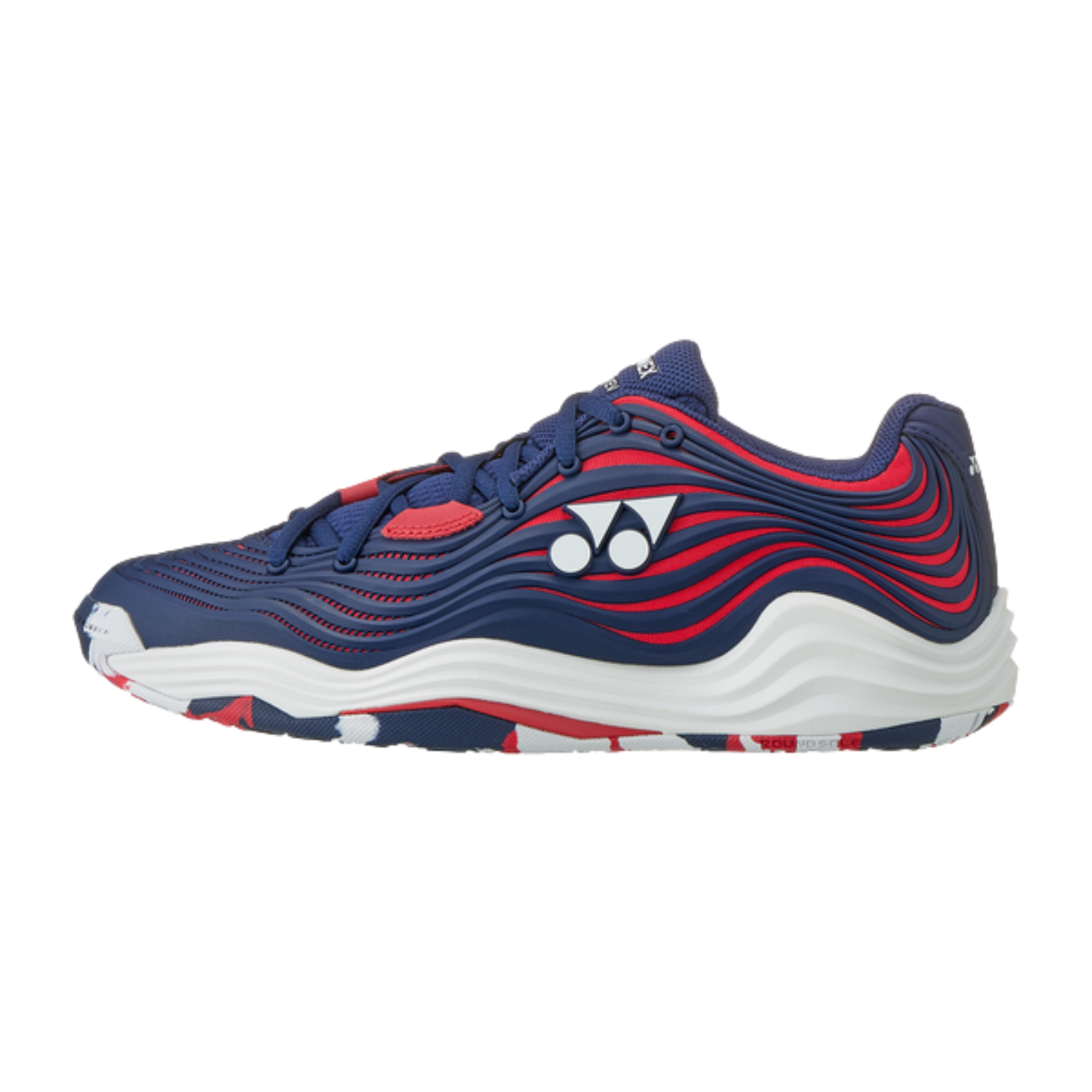 Yonex Fusionrev 5 Tennis Shoes Mens (Navy/Red)