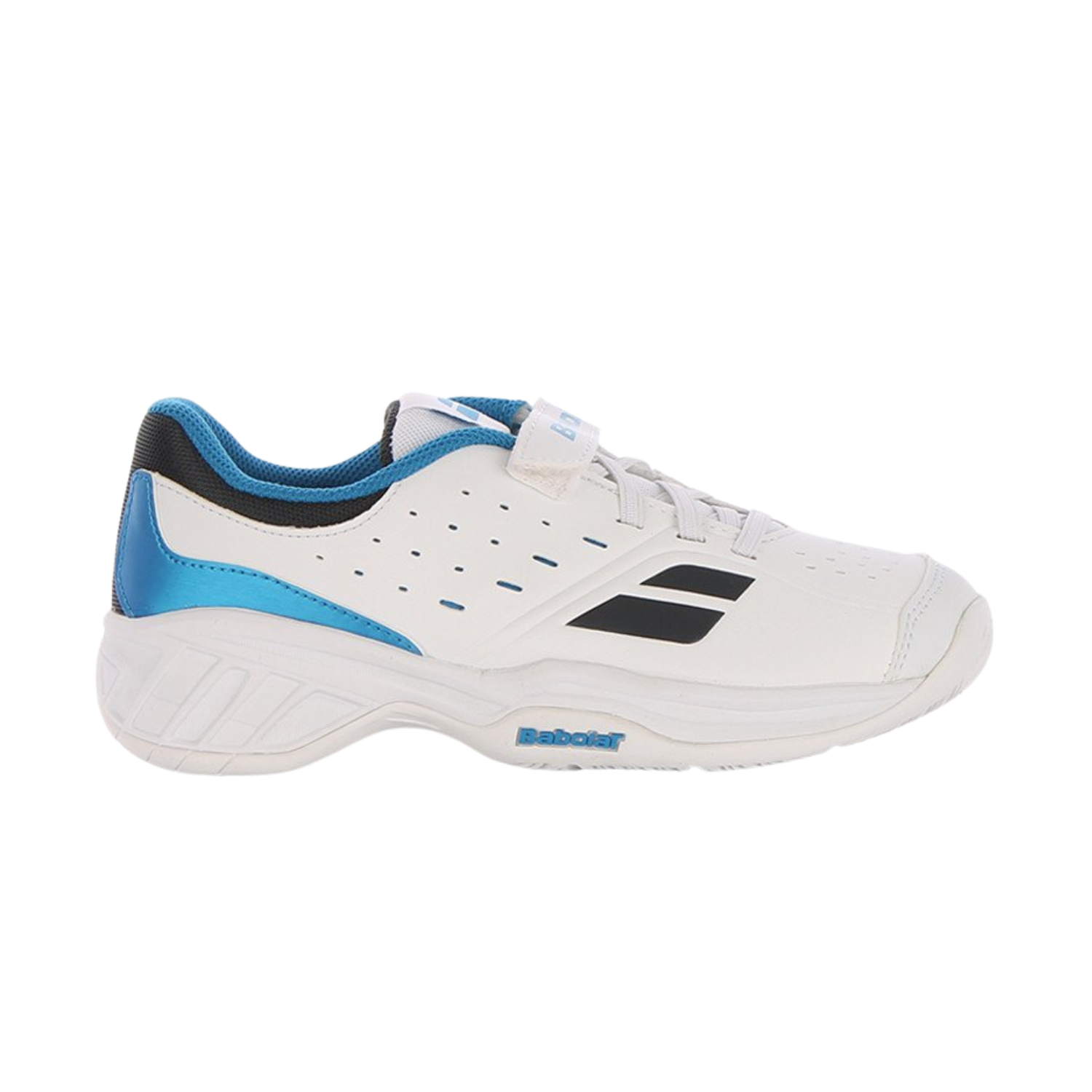 Babolat Pulsion kid Tennis Shoe Junior - White/Blue
