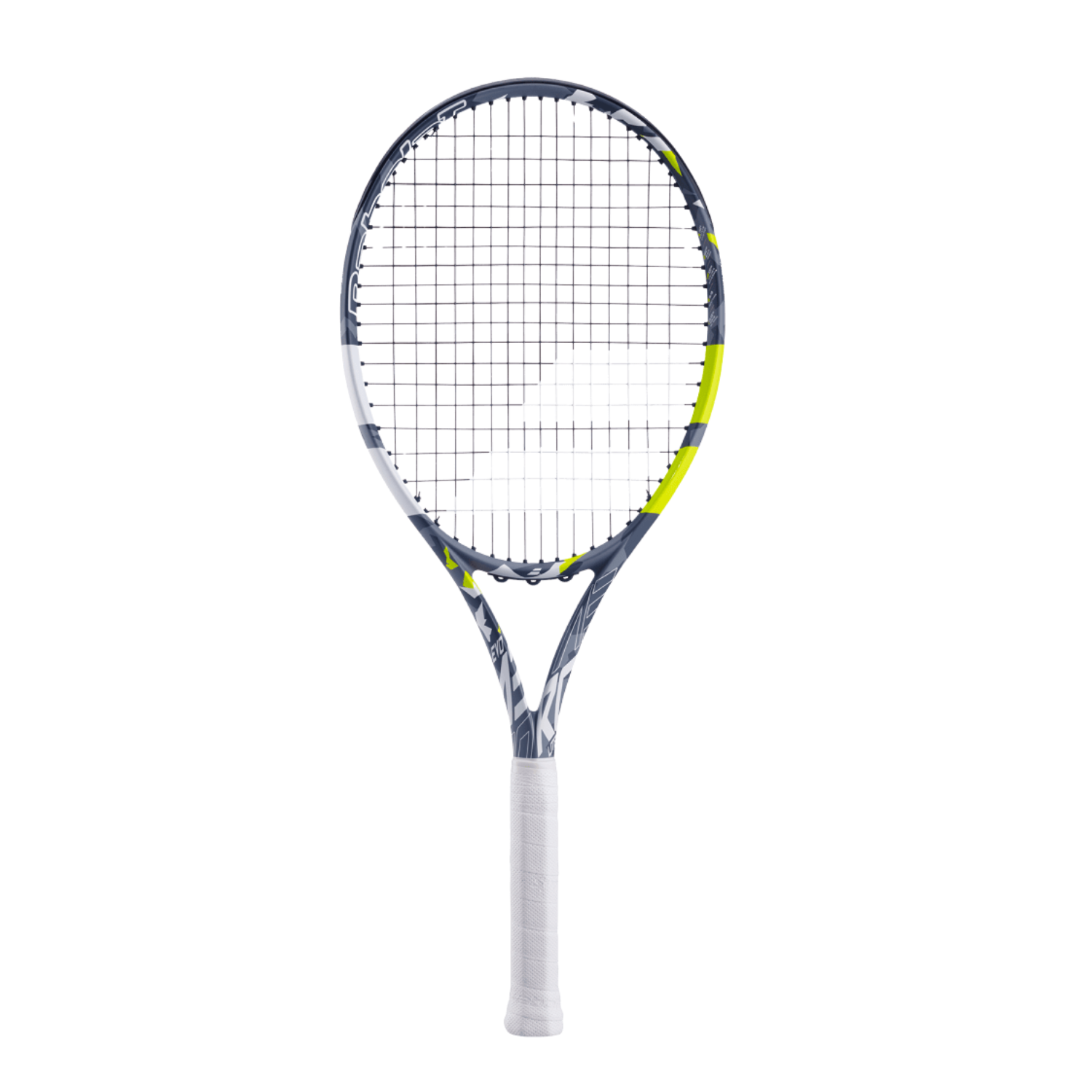 Babolat Evo Aero Lite 102 275g Strung Tennis Racket (Grey/Yellow)