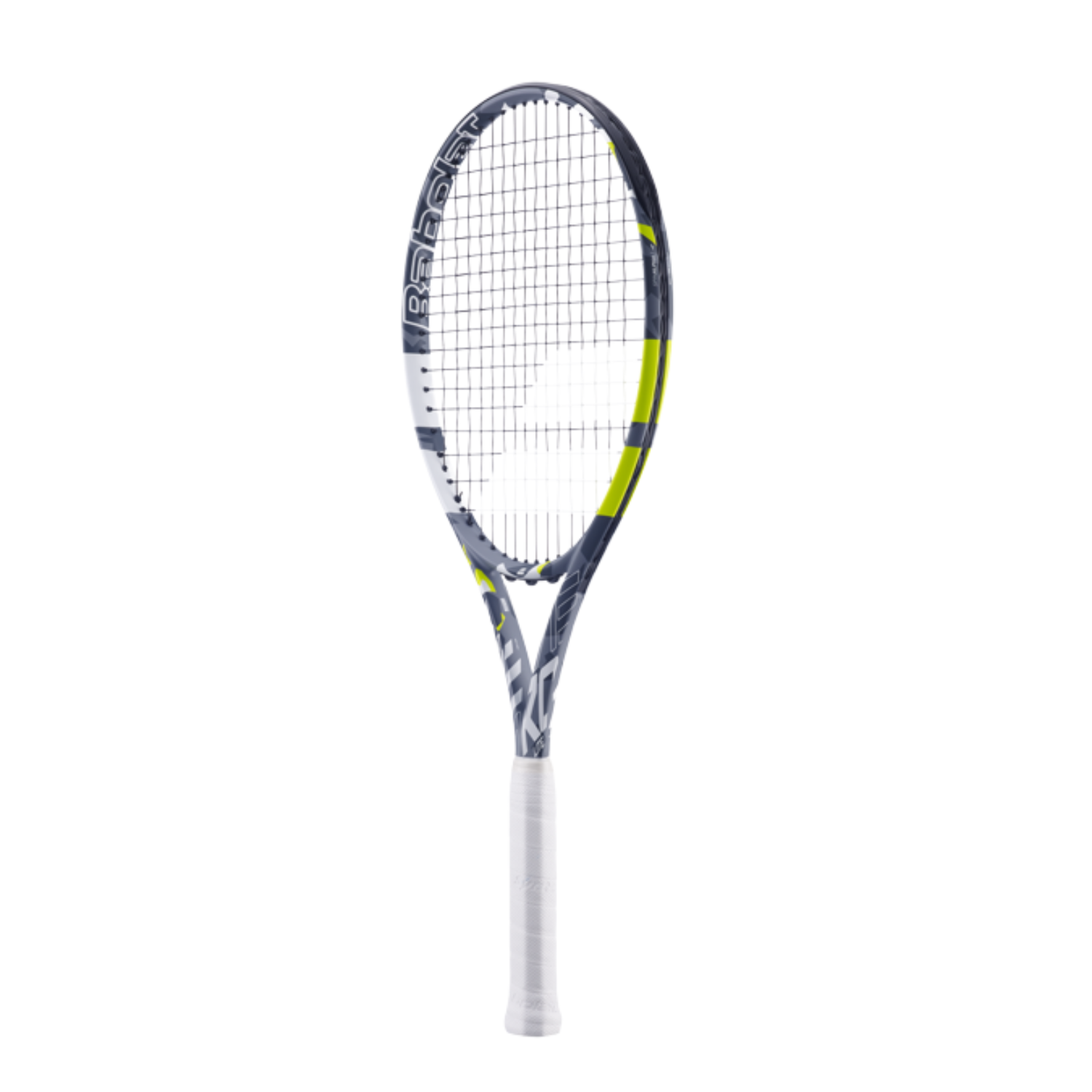 Babolat Evo Aero Lite 102 260g Strung Tennis Racket (Grey/Yellow)