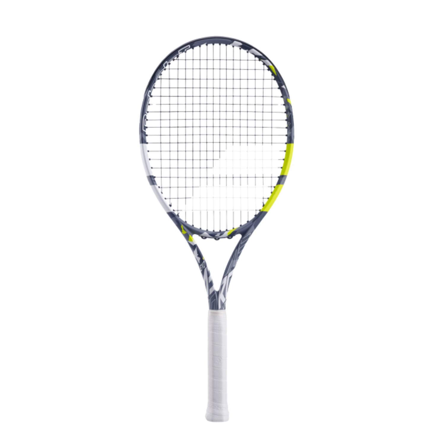Babolat Evo Aero Lite 102 260g Strung Tennis Racket (Grey/Yellow)