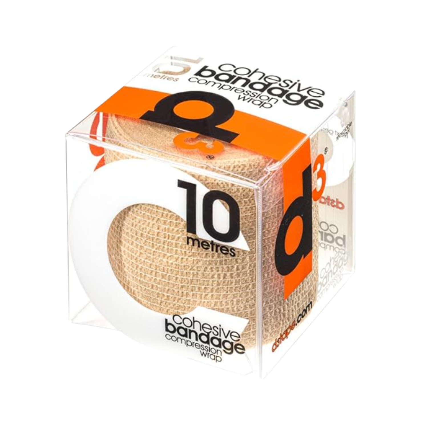 D3 Cohesive Bandage Compression Wrap (Beige)